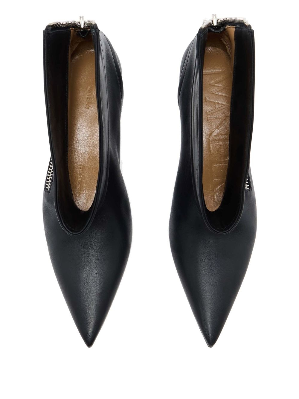 40mm leather ankle boots - 4