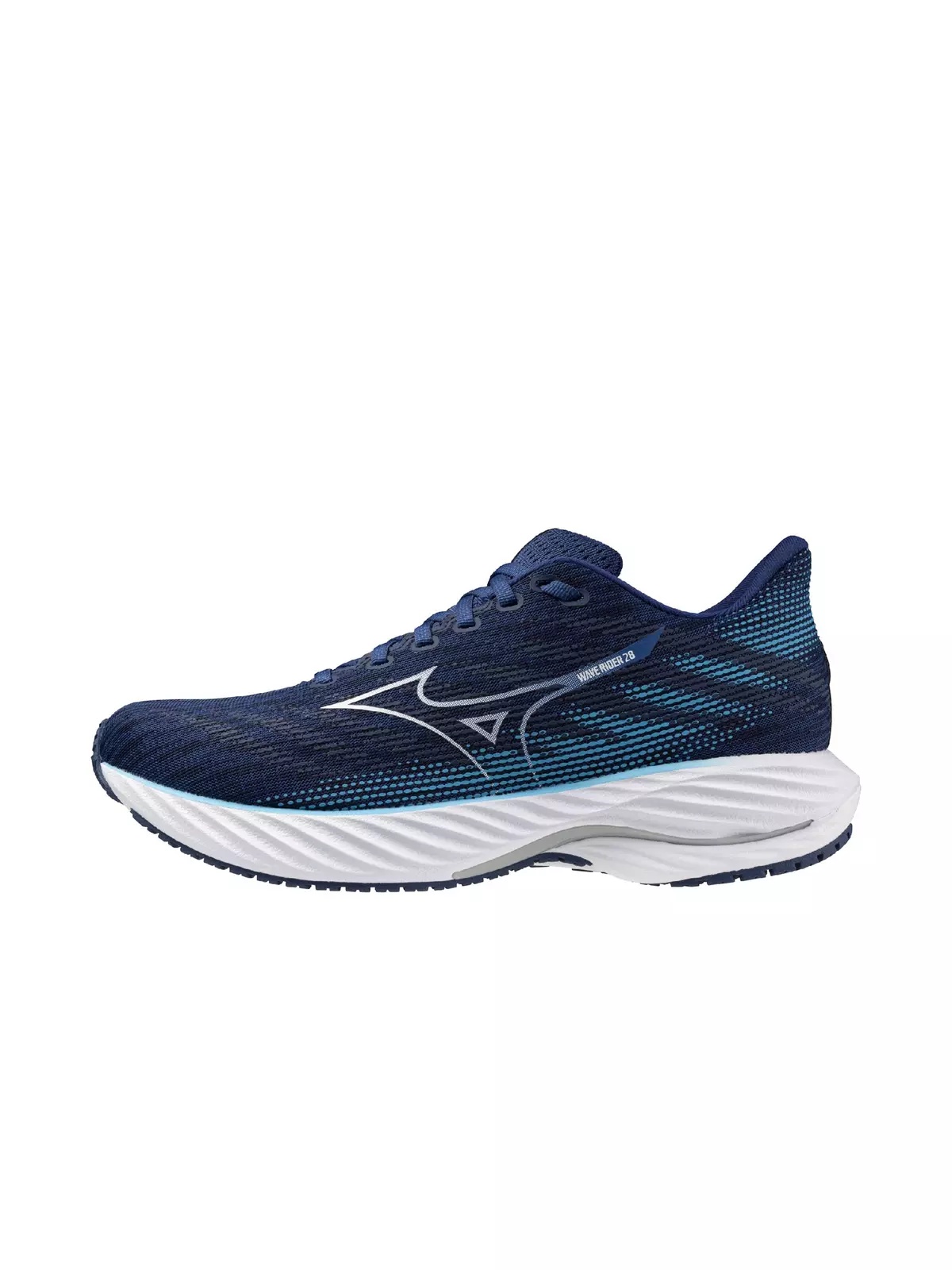 Wave Rider 28 "Estate Blue/White" Men's Running Shoe - 2