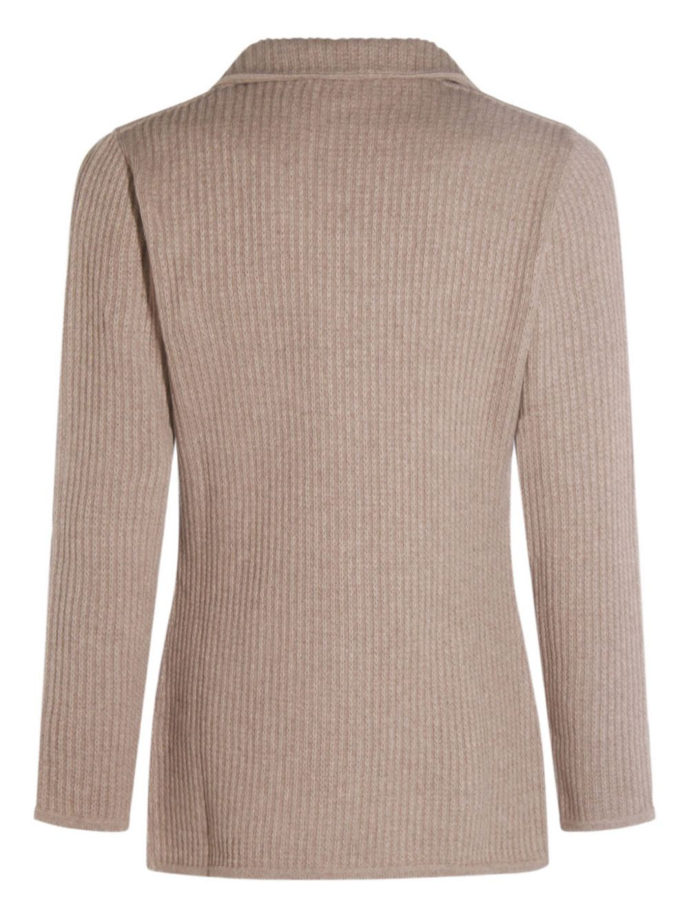 ribbed two-button blazer - 2