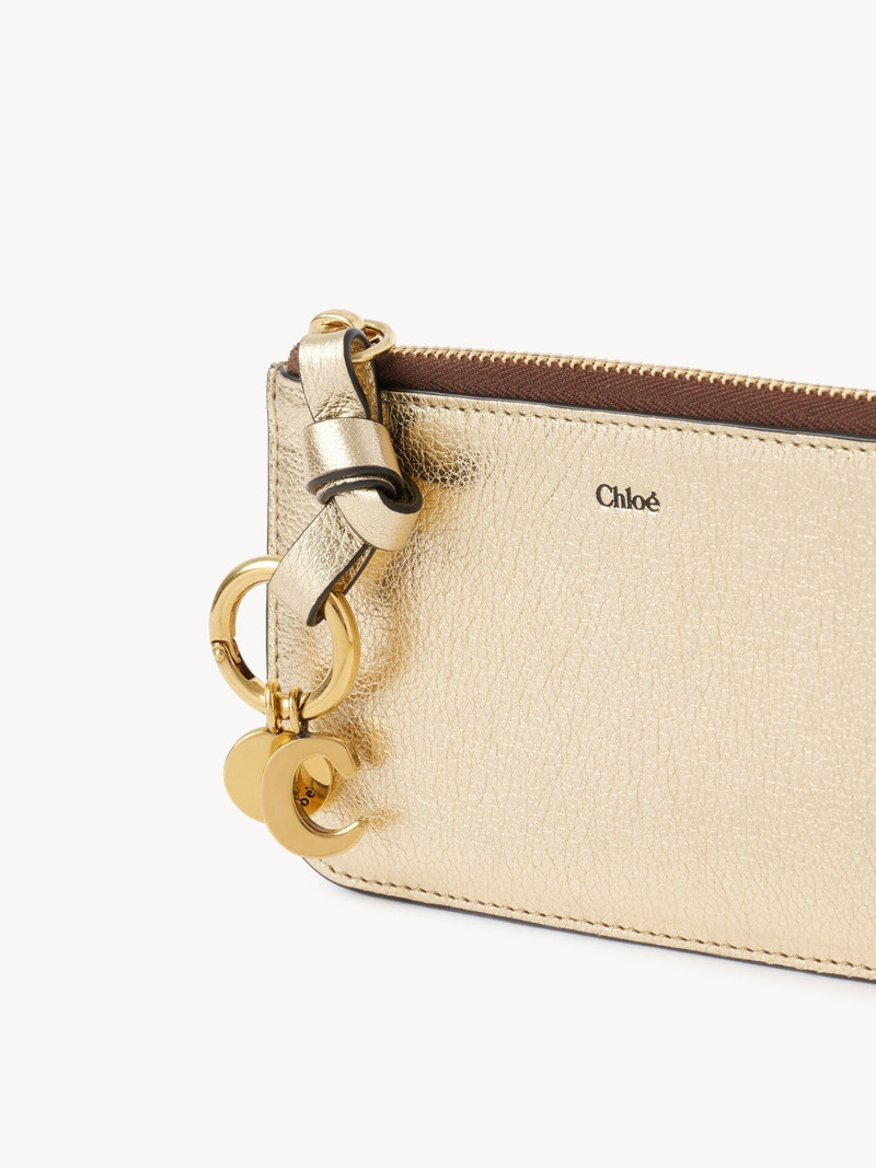 ALPHABET WALLET IN METALLIZED LEATHER 5