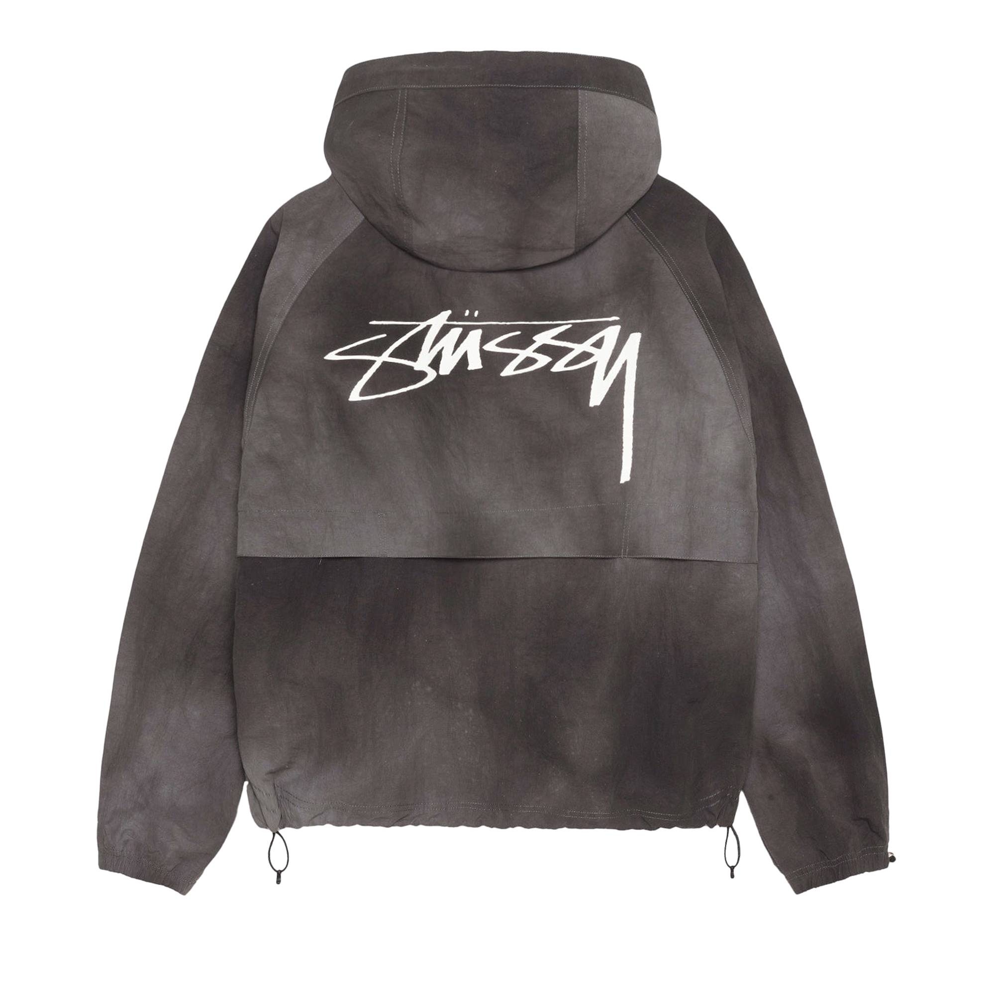 Stussy Beach Shell Wave Dye Zip Hoodie 'Black' - 2