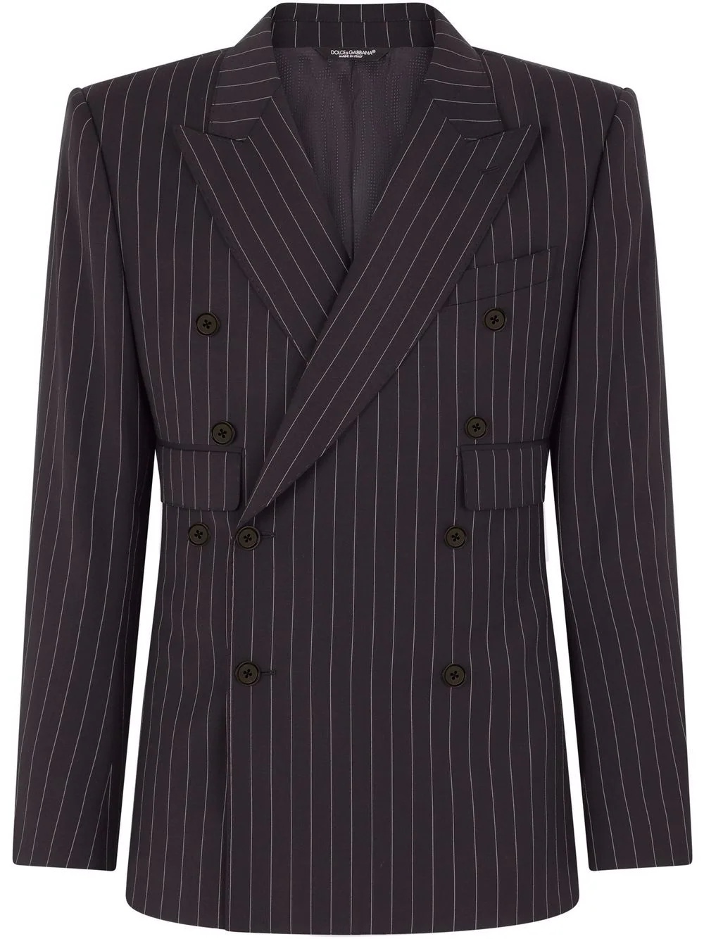 Sicily-fit double-breasted pinstripe suit - 1