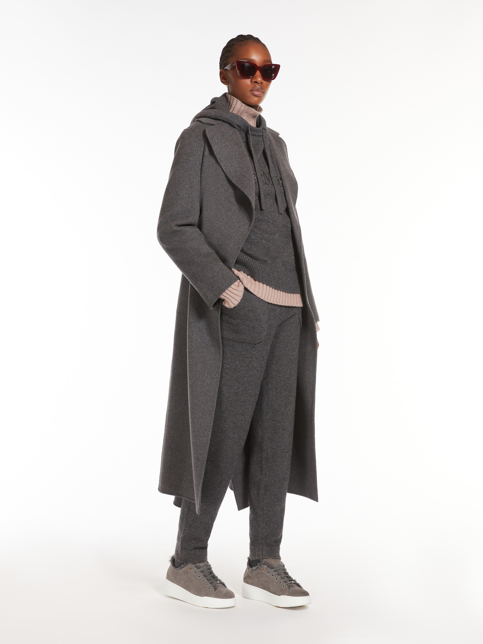POLDO Wool coat with belt - 2