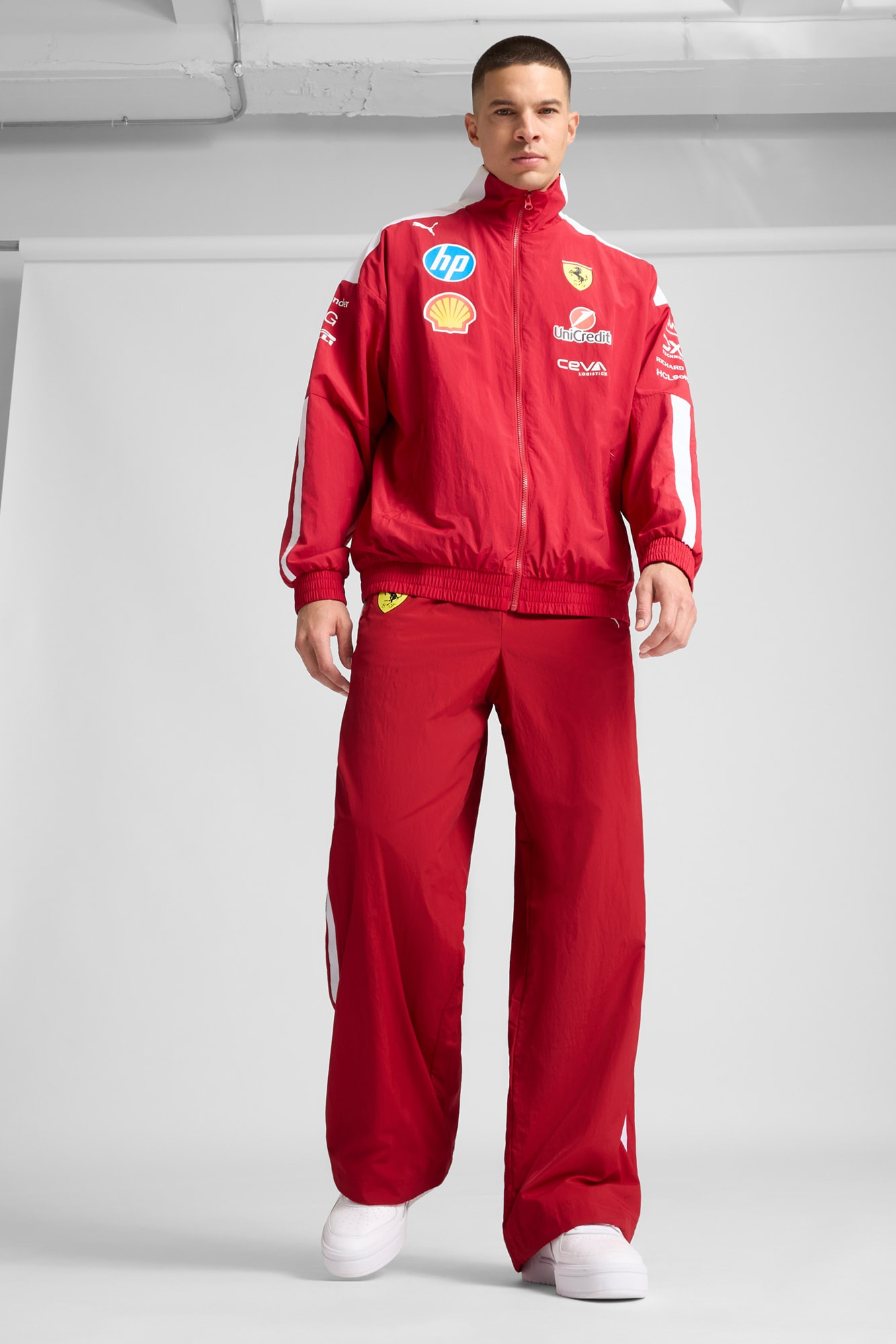 Scuderia Ferrari 2025 Drivers T7 Men's Oversized Pants - 6