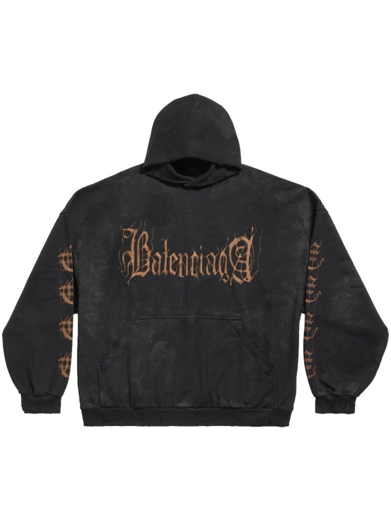 Heavy Metal cotton hoodie - 1