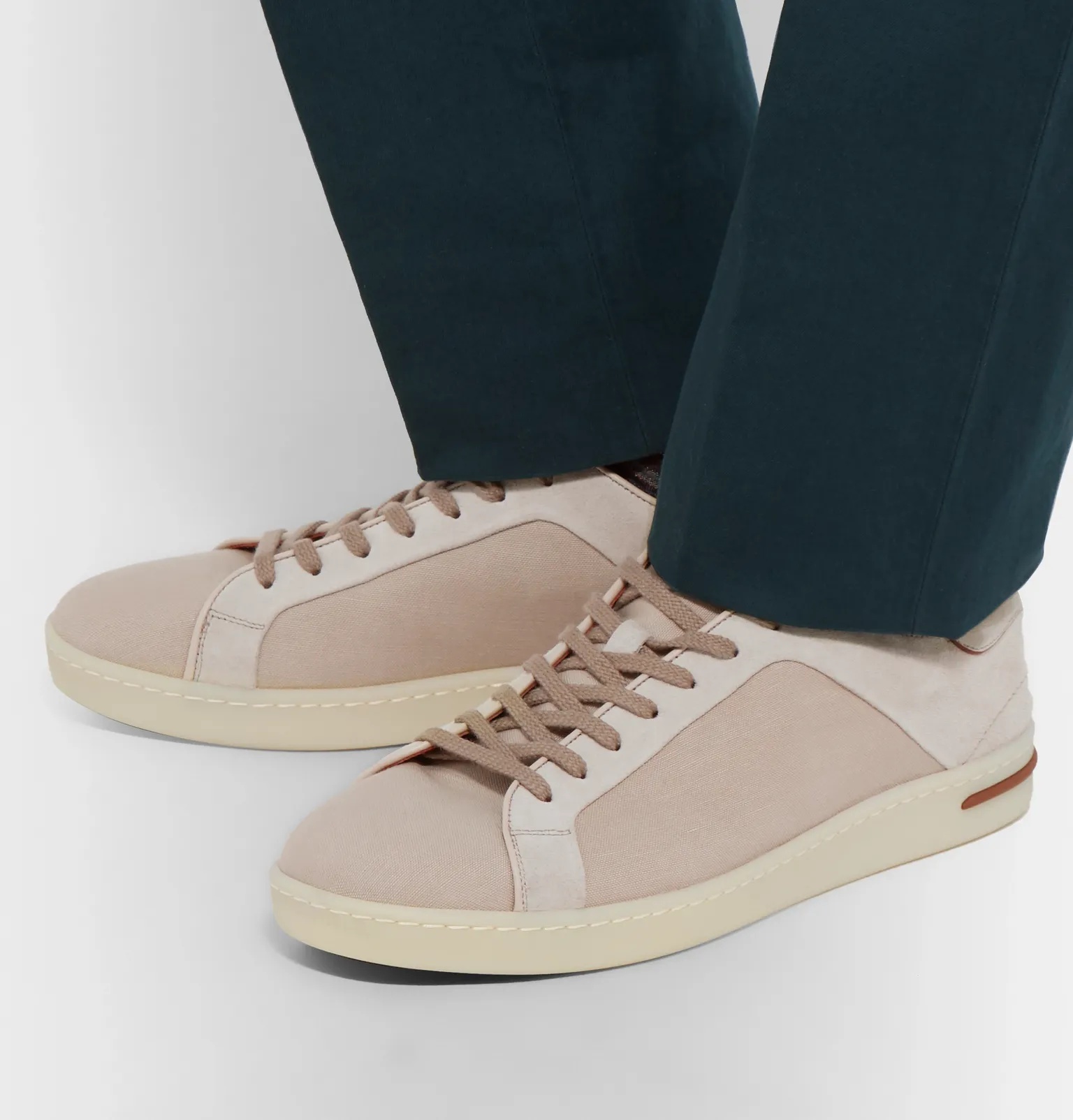 Traveller Suede and Canvas Sneakers - 5