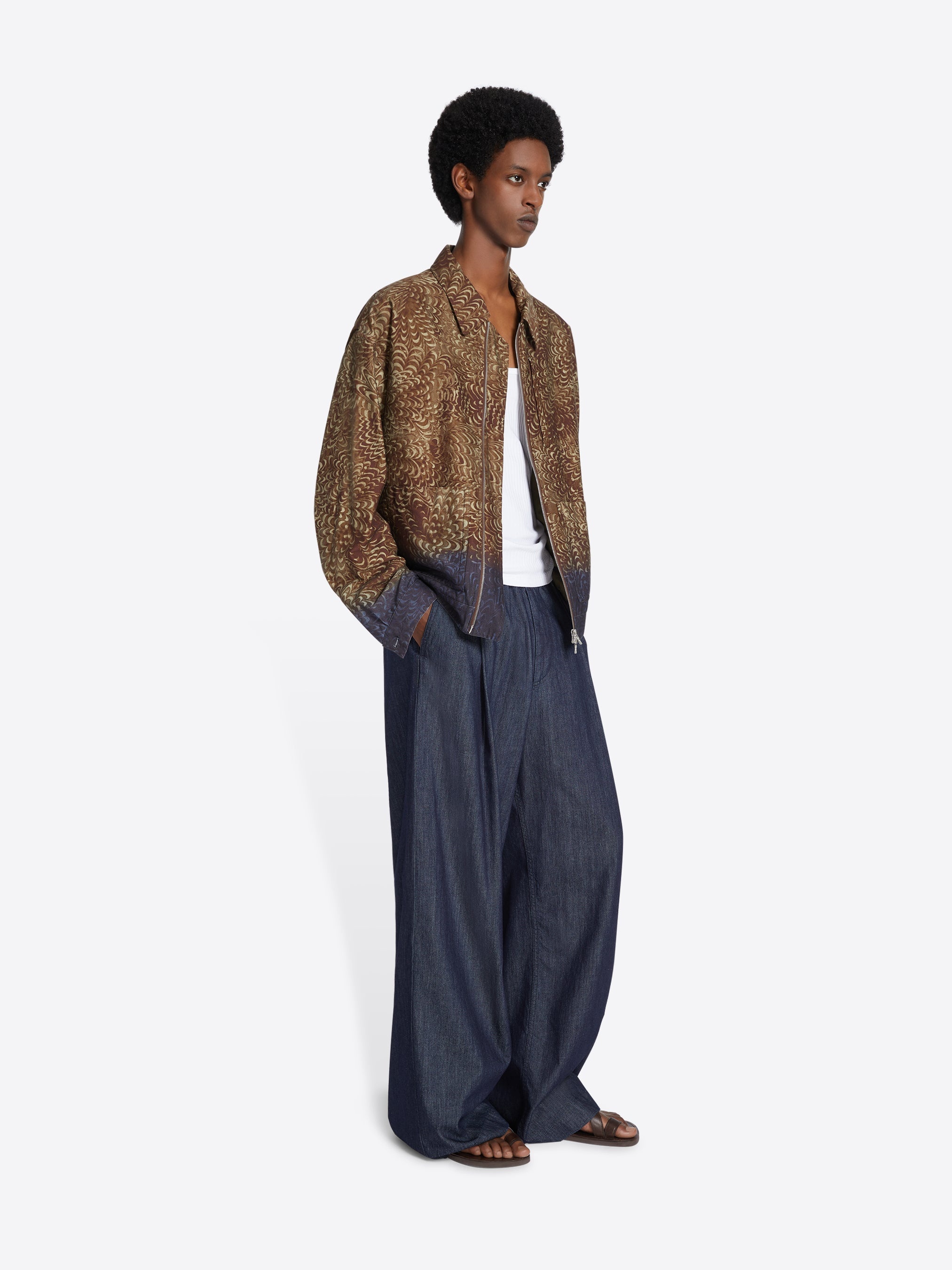 PRINTED COTTON JACKET - 3