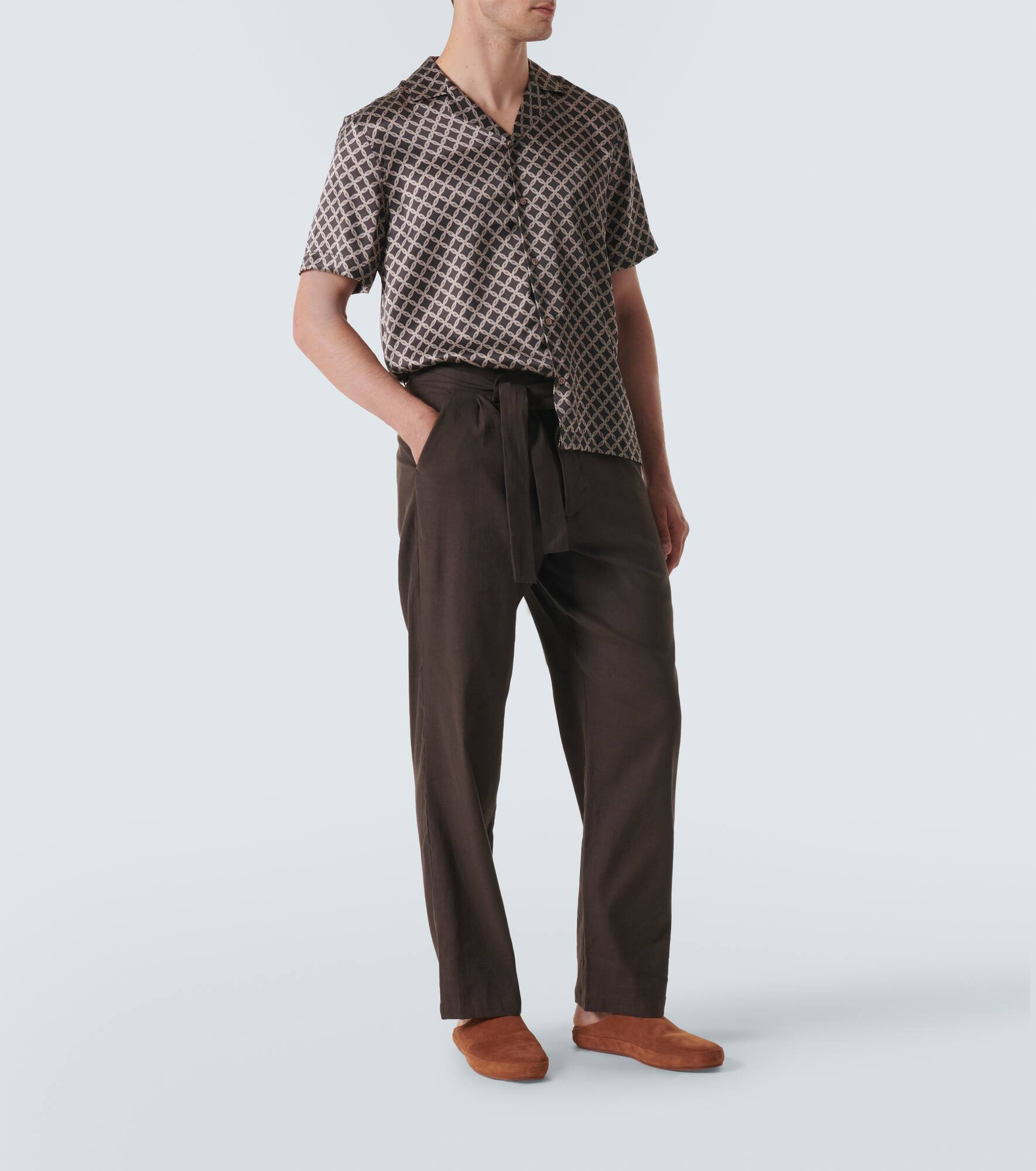 Roberto printed silk bowling shirt - 2