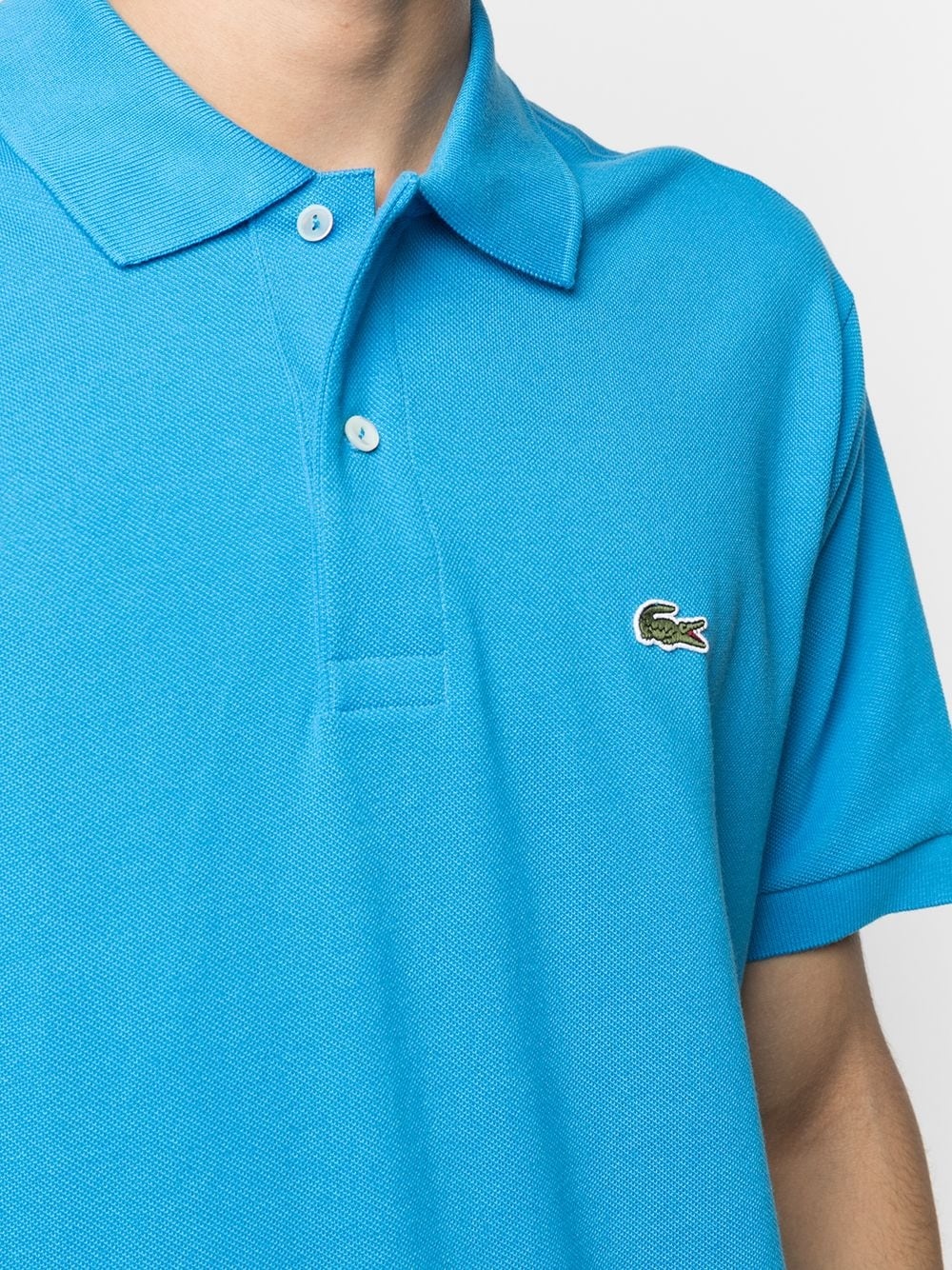 logo-patch polo shirt - 5