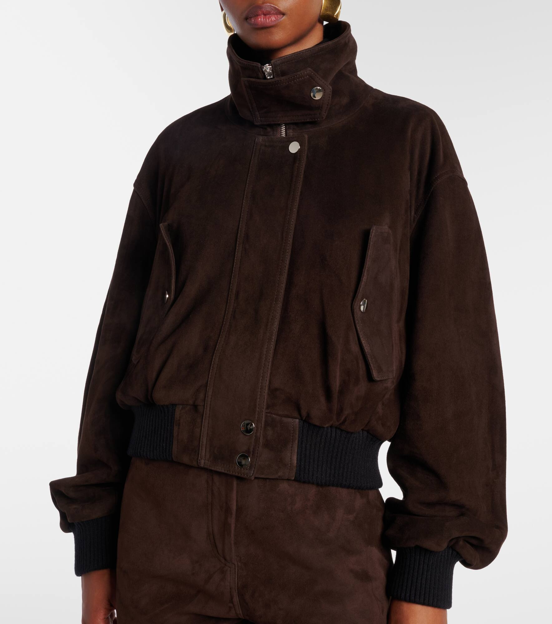 Briar suede bomber jacket - 6