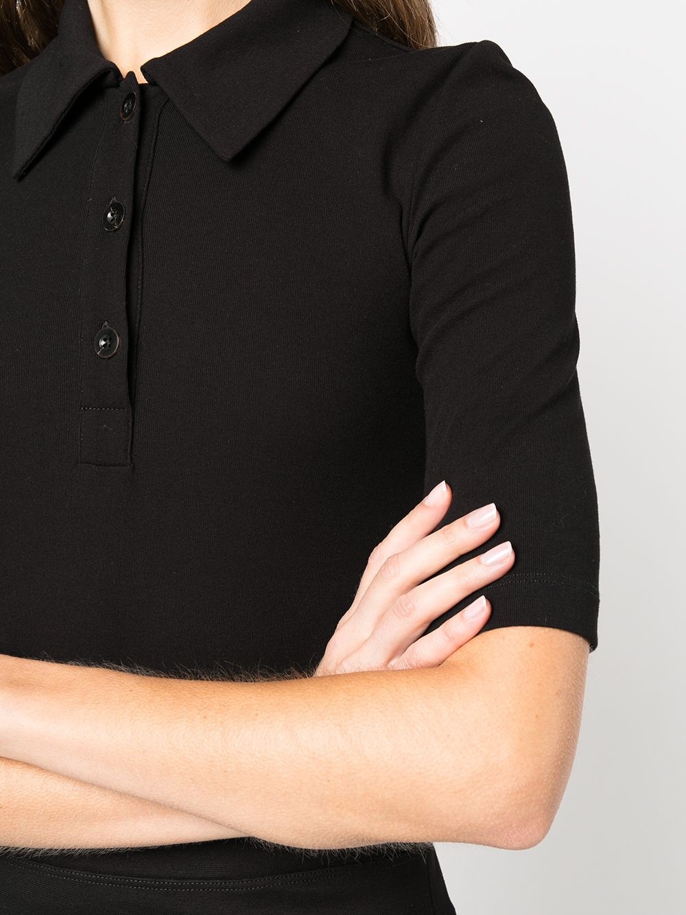 short-sleeve cotton polo shirt - 5