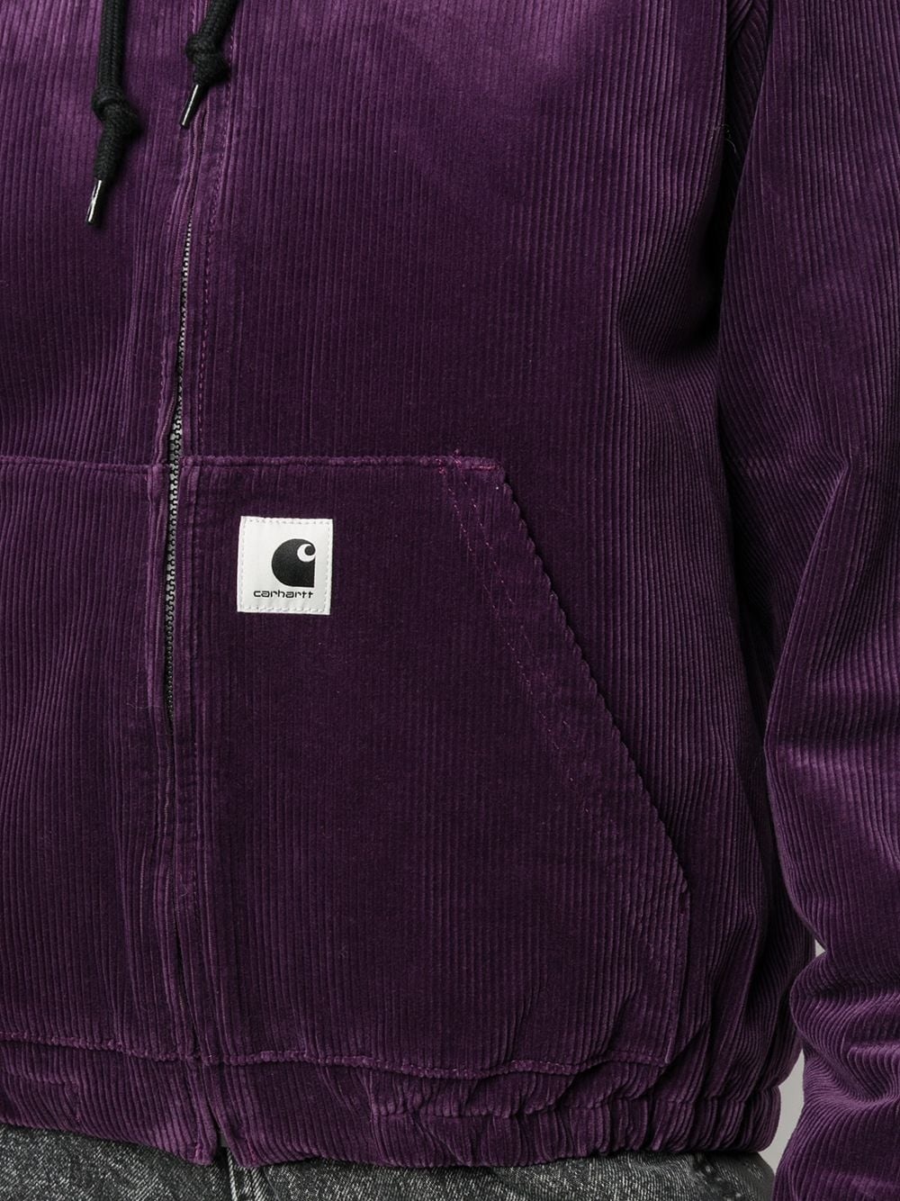 corduroy hooded jacket  - 5