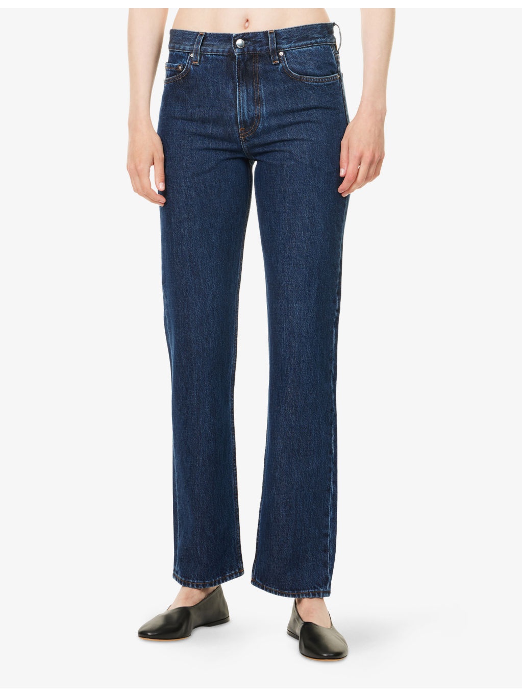 Low Straight-Leg Denim Jeans - 3