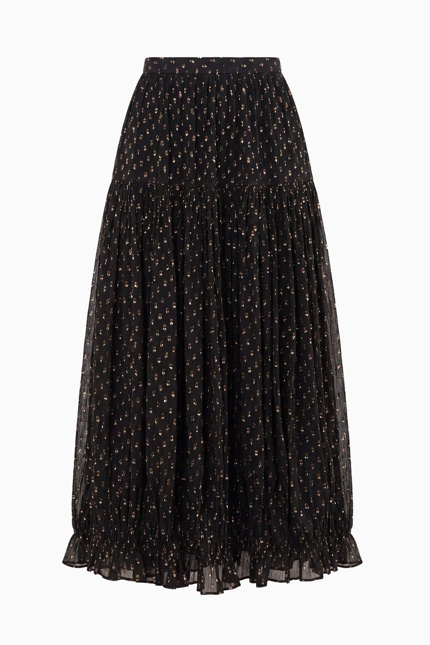 Floret Silk Skirt - 1