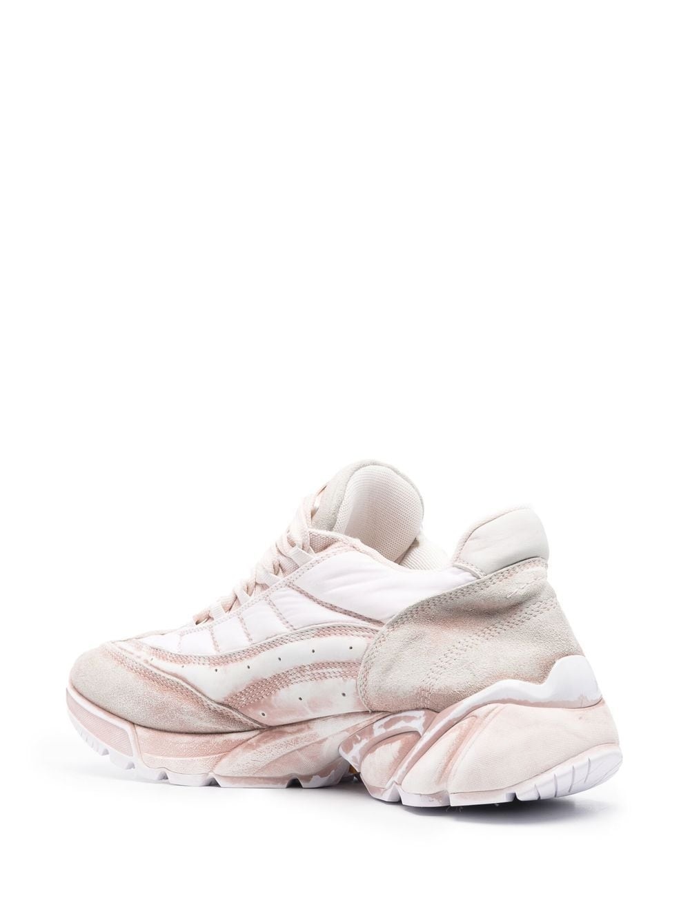 panelled low-top sneakers - 3