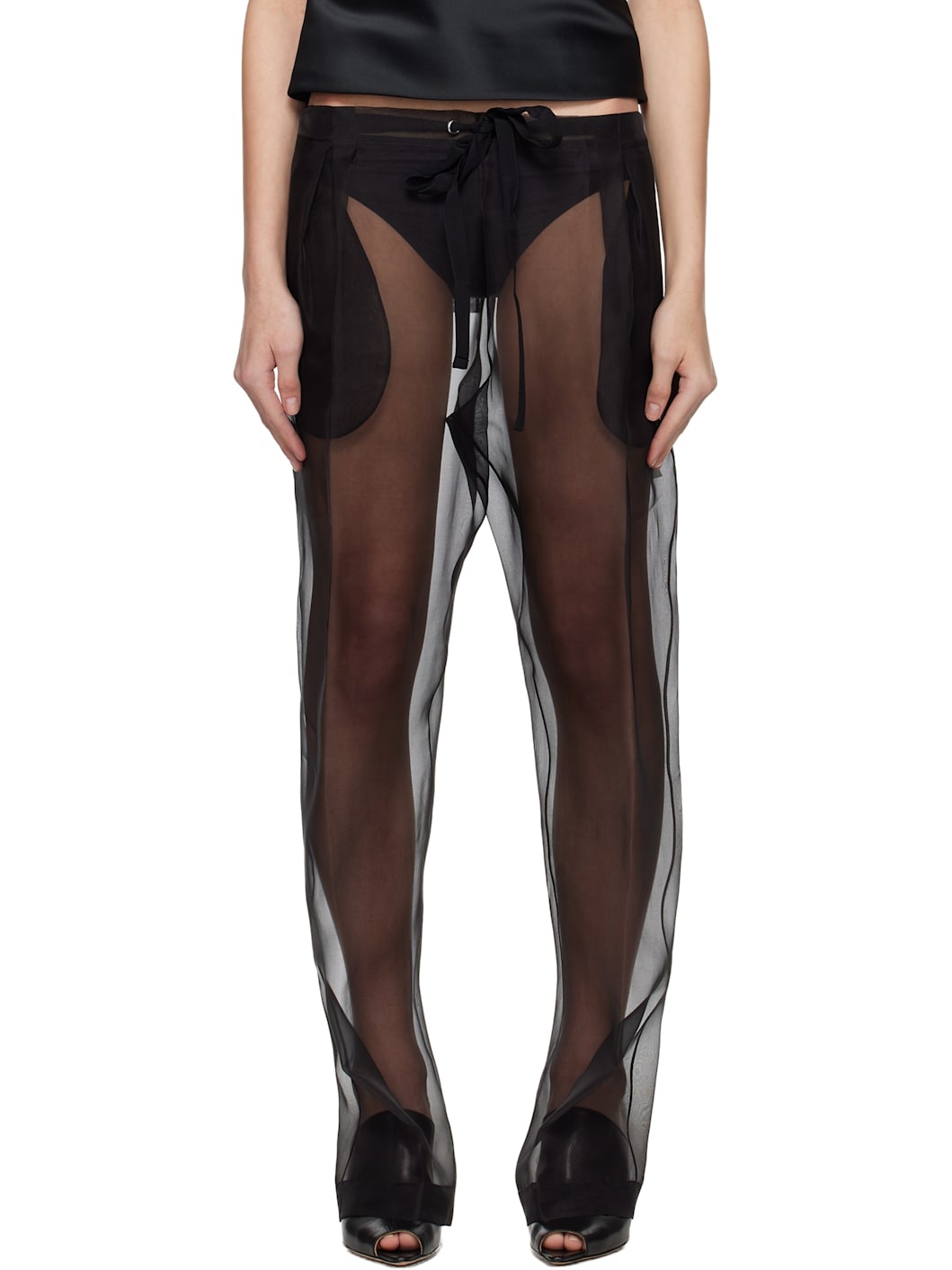 Black Trenton Trousers - 1