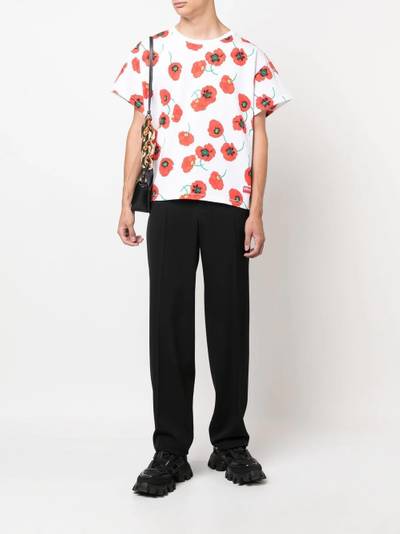 KENZO floral-print cotton T-shirt outlook