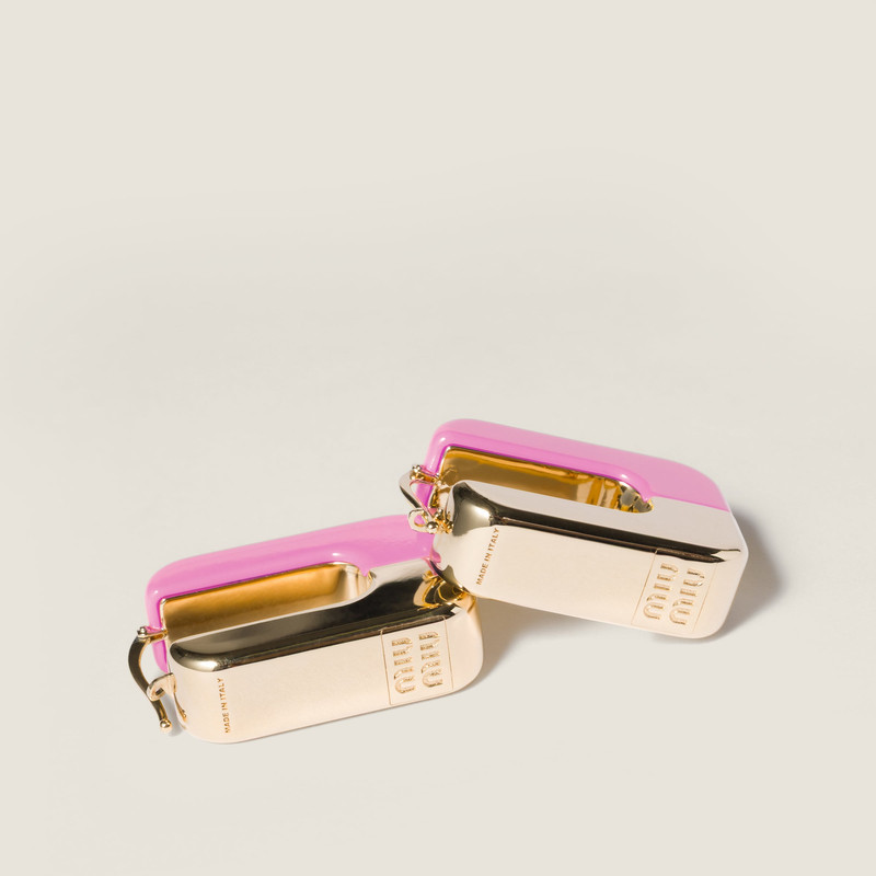 Miu Miu Enameled metal earrings outlook