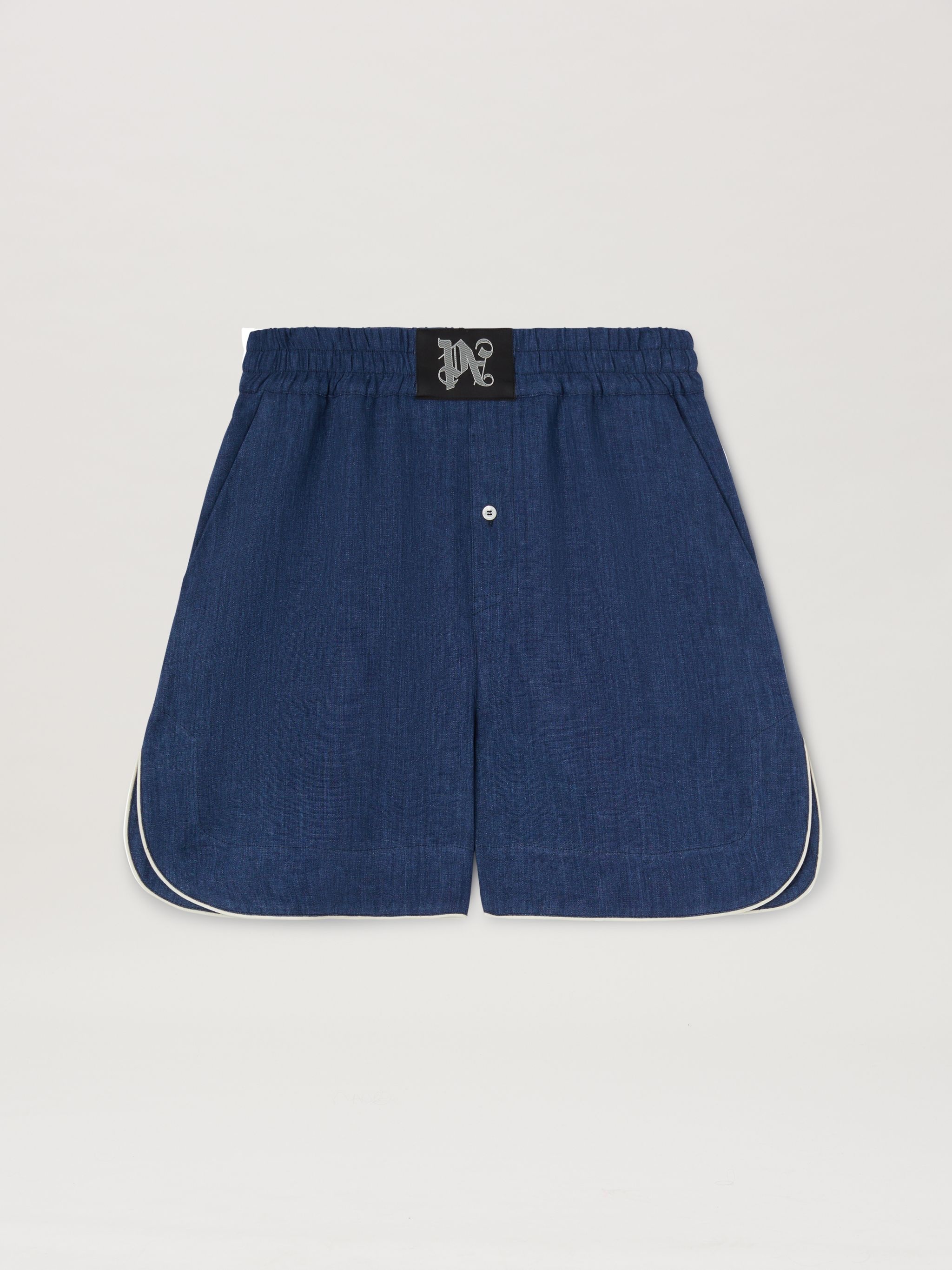 Monogram Linen Boxer Shorts - 1