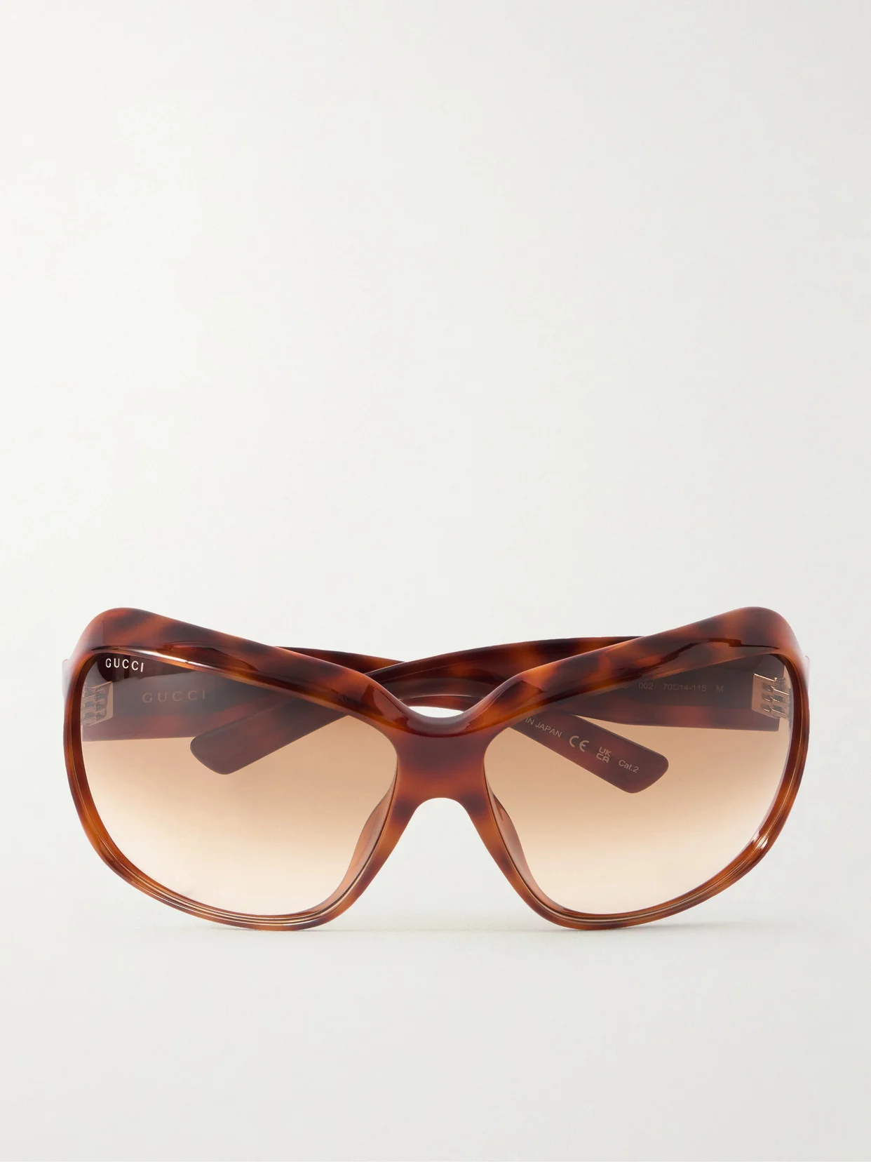 Square-frame Tortoiseshell Acetate Sunglasses - 1