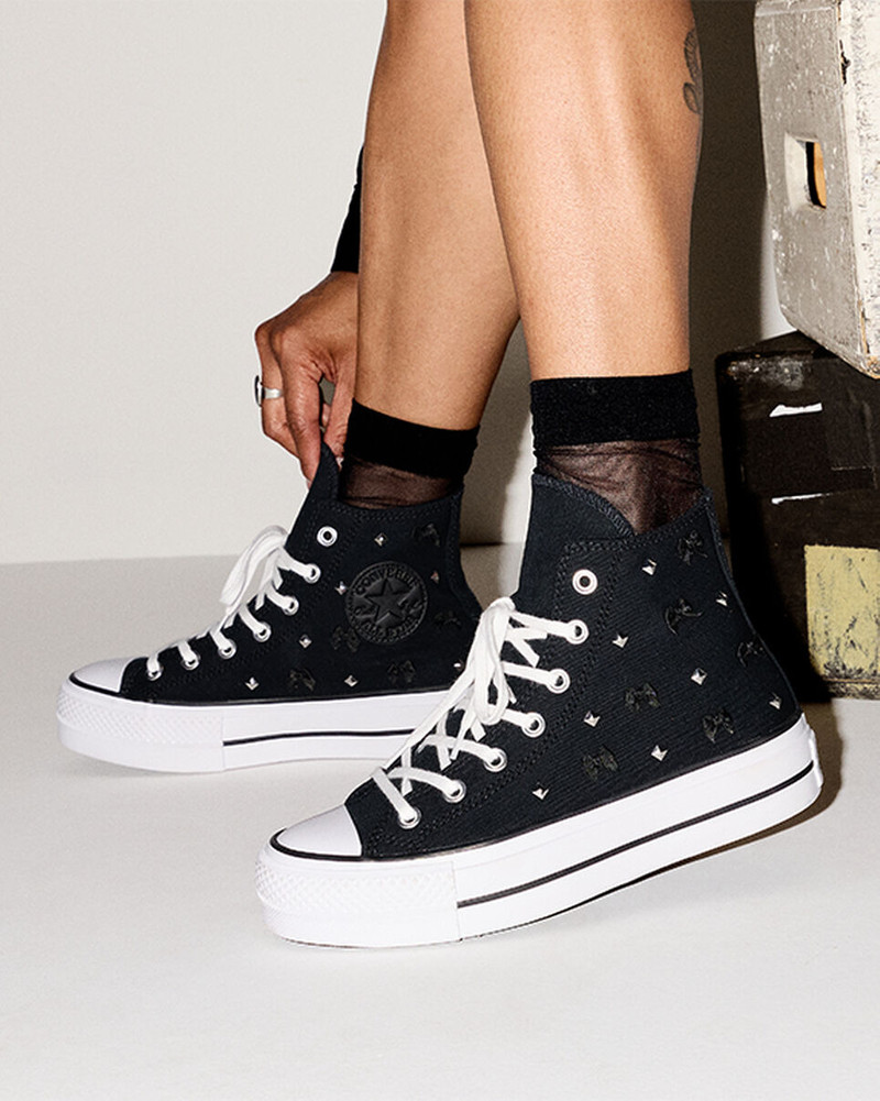 Chuck Taylor All Star Lift Platform Bows & Studs 10