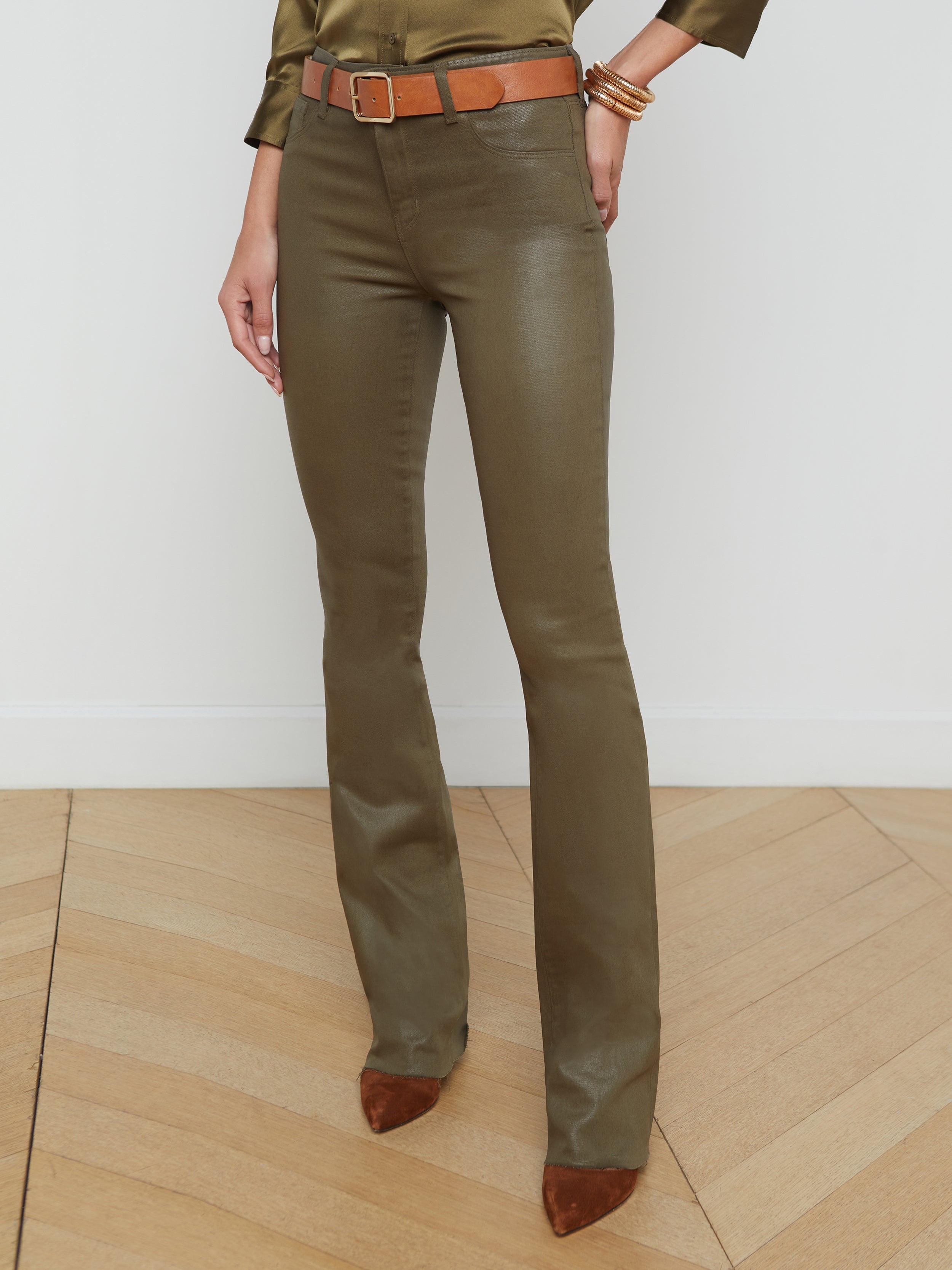 Ruth Coated Straight-Leg Jean - 4