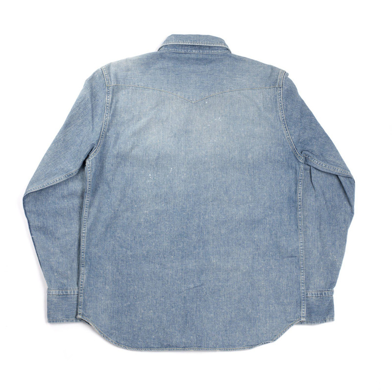 FULLCOUNT Full Count 4894HW Denim Western Shirt outlook