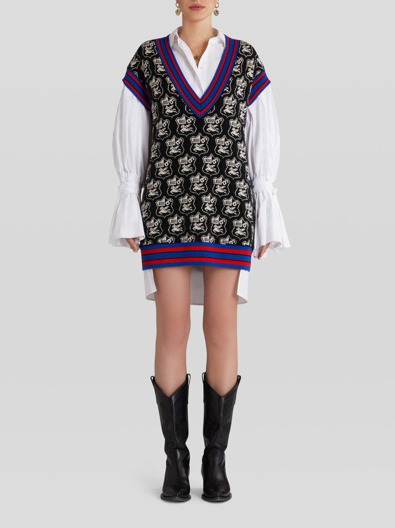 Etro JACQUARD JERSEY GILET outlook