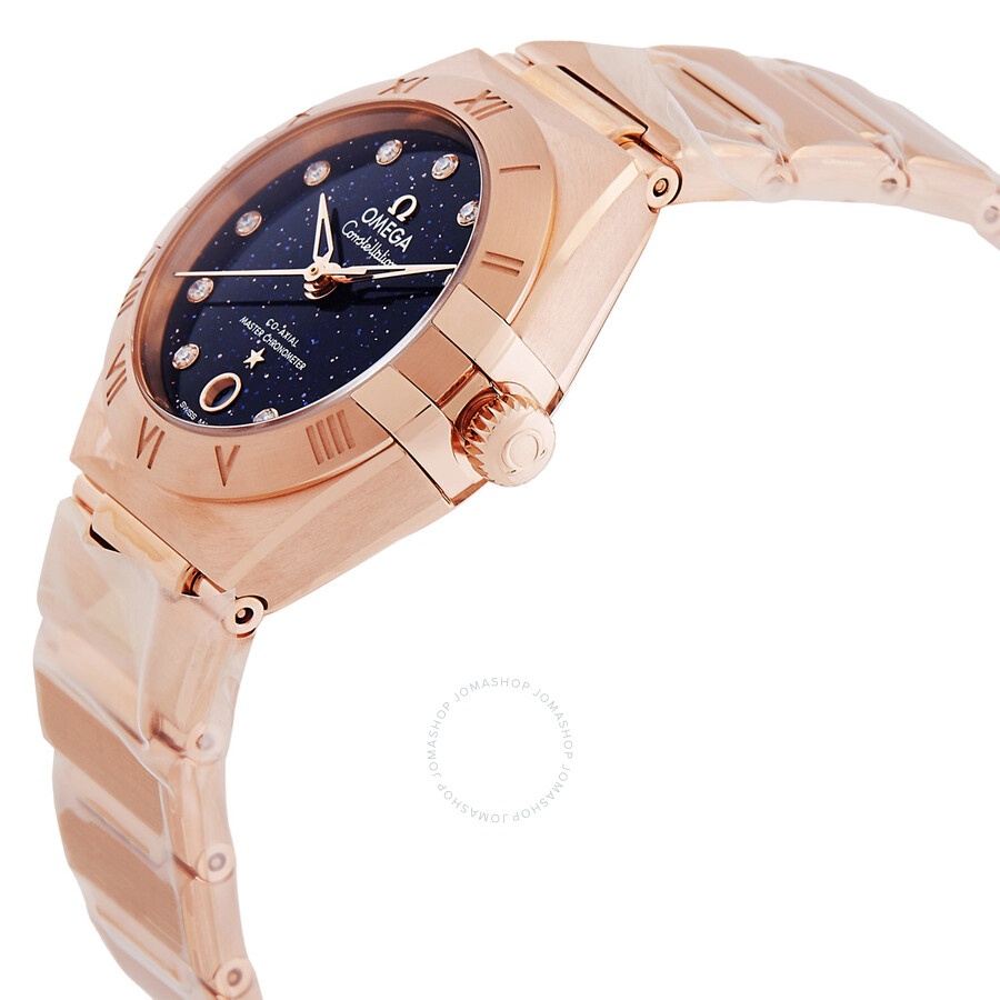 Omega Constellation Automatic Chronometer Diamond Blue Dial Ladies Watch 131.50.29.20.53.003 - 2