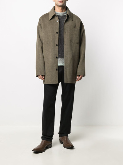 Acne Studios oversized wool shirt-jacket outlook