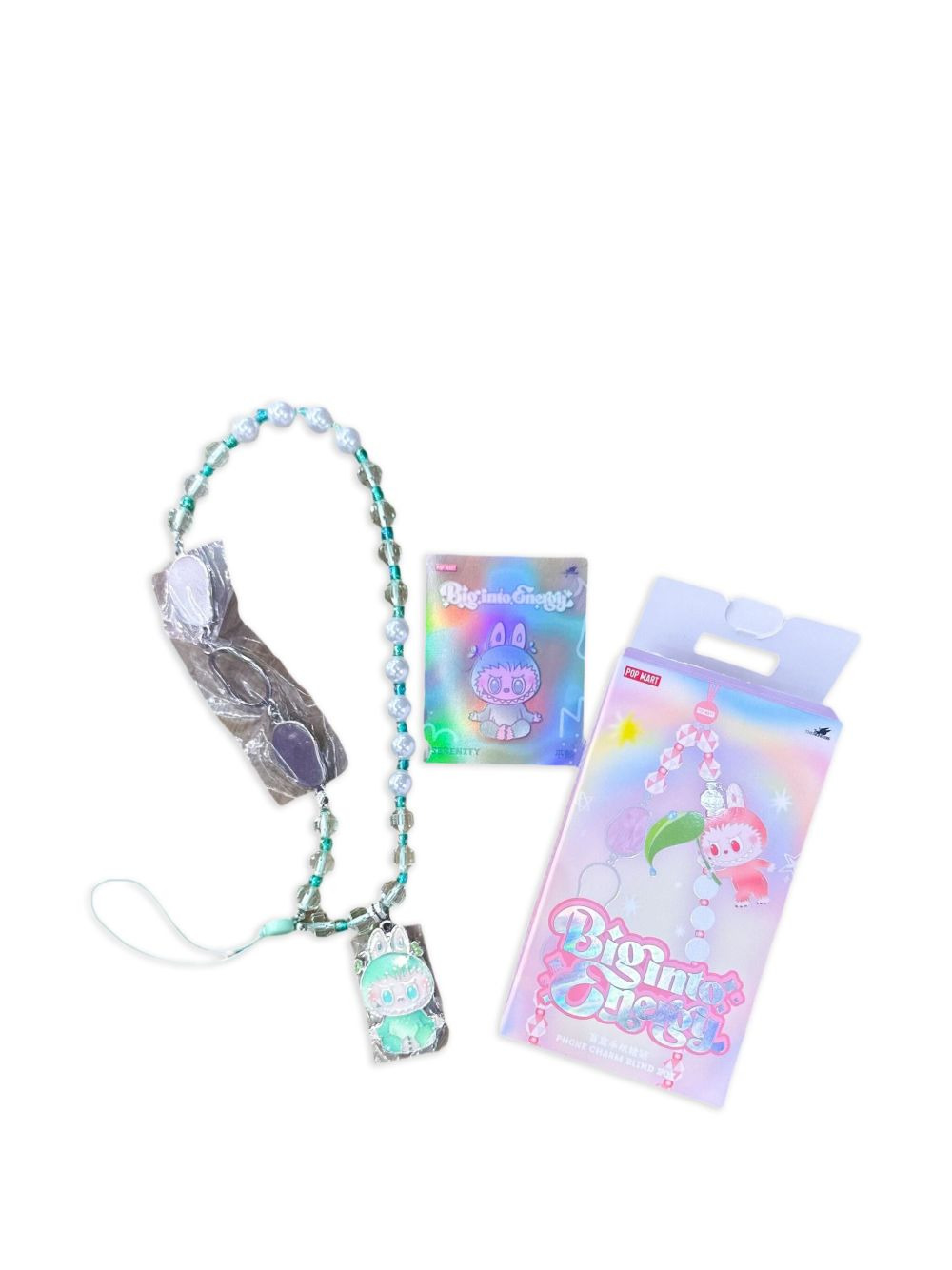 Labubu Monsters Big Into Energy phone charm blind box (set of six) - 1