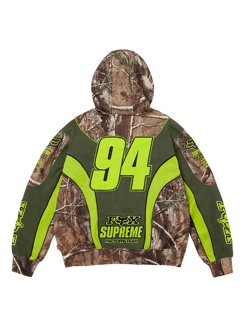 Supreme x Fox Racing® zip-fastening hoodie outlook
