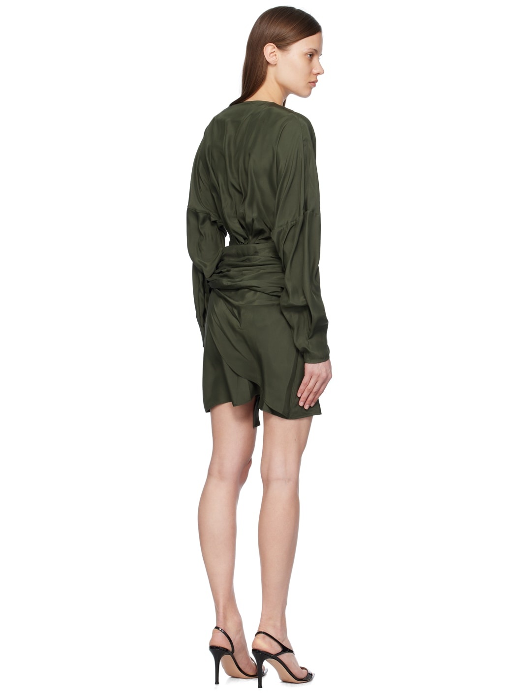 Green Asuka Minidress - 3