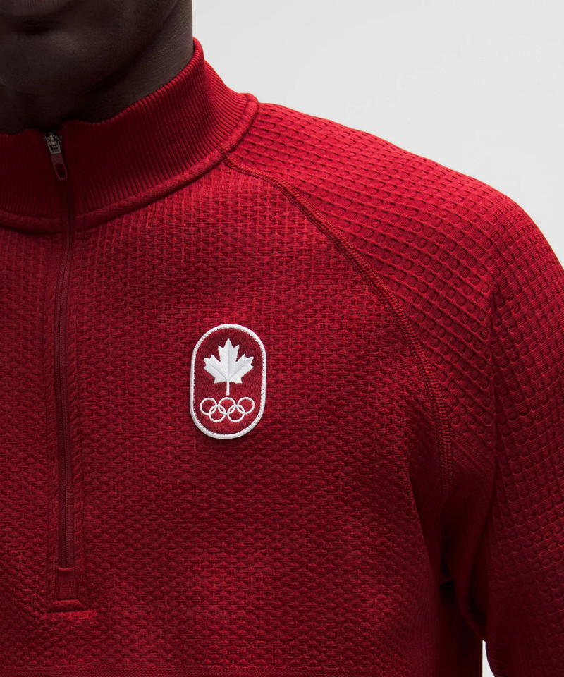 Team Canada Men's Engineered Warmth Half Zip *COC Logo 7