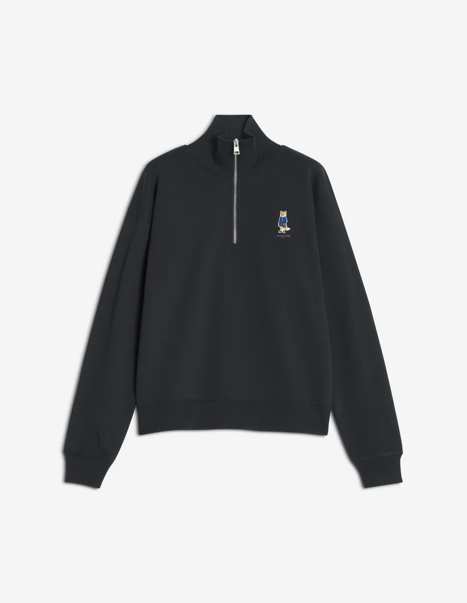 DRESSED FOX HALF ZIP SWEATSHIRT - 1