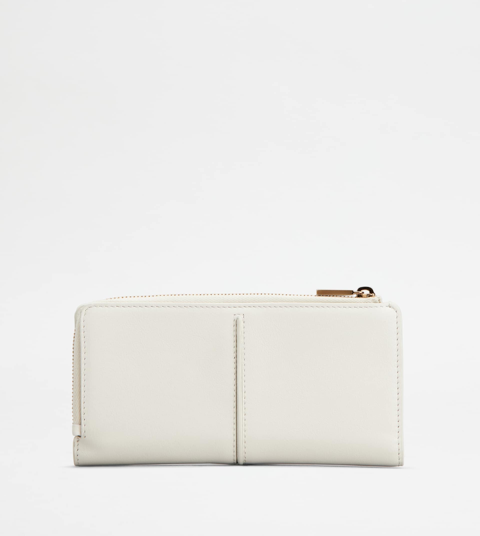 T TIMELESS WALLET IN LEATHER - WHITE - 3