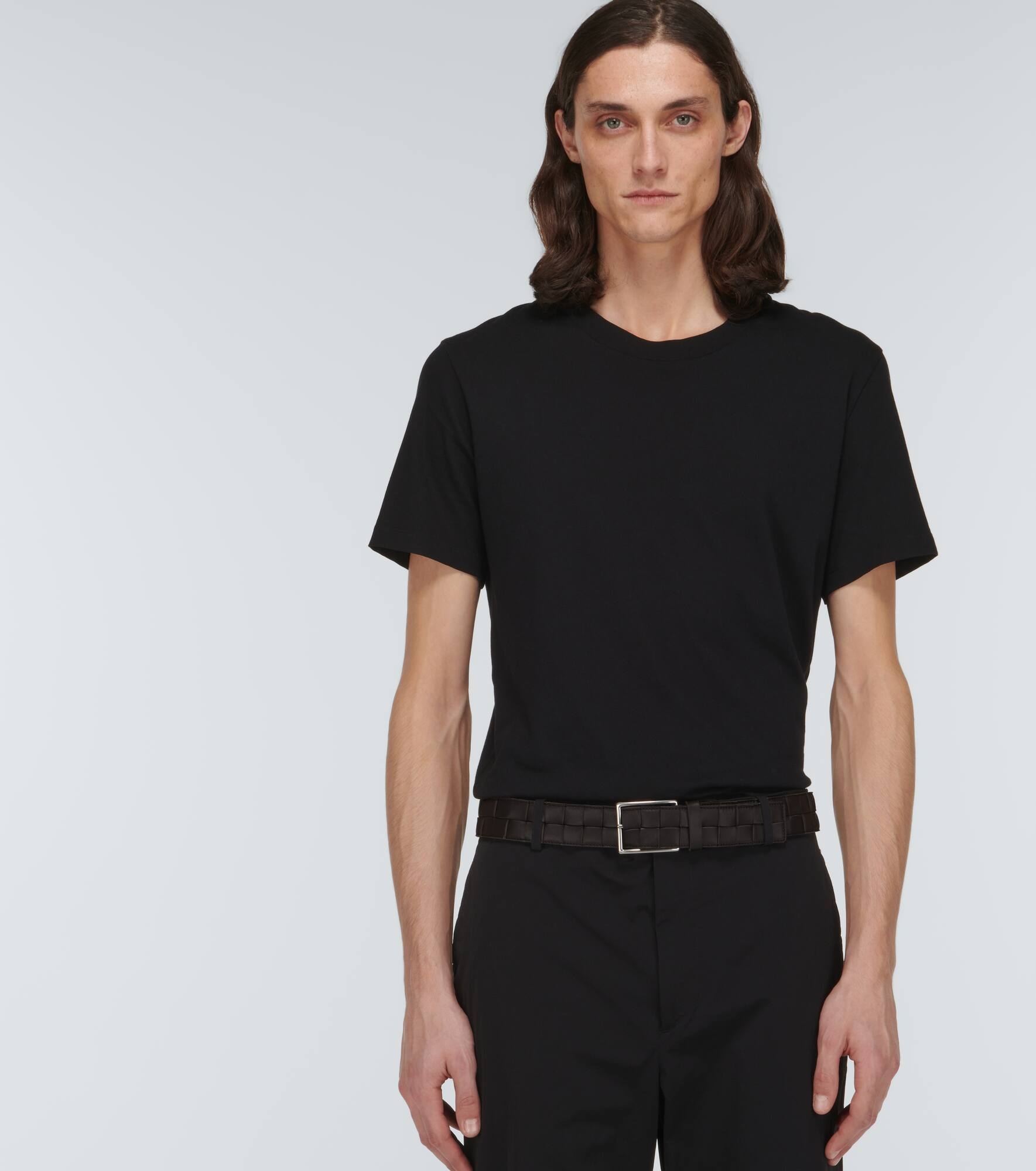 Maxi Intreccio leather belt - 2