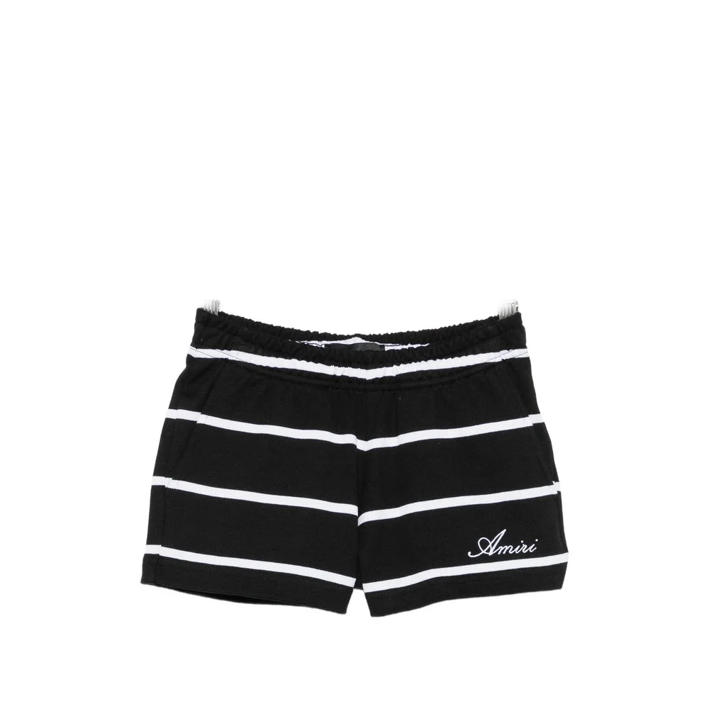 Amiri Black Shorts - Mini Shorts Women - 1