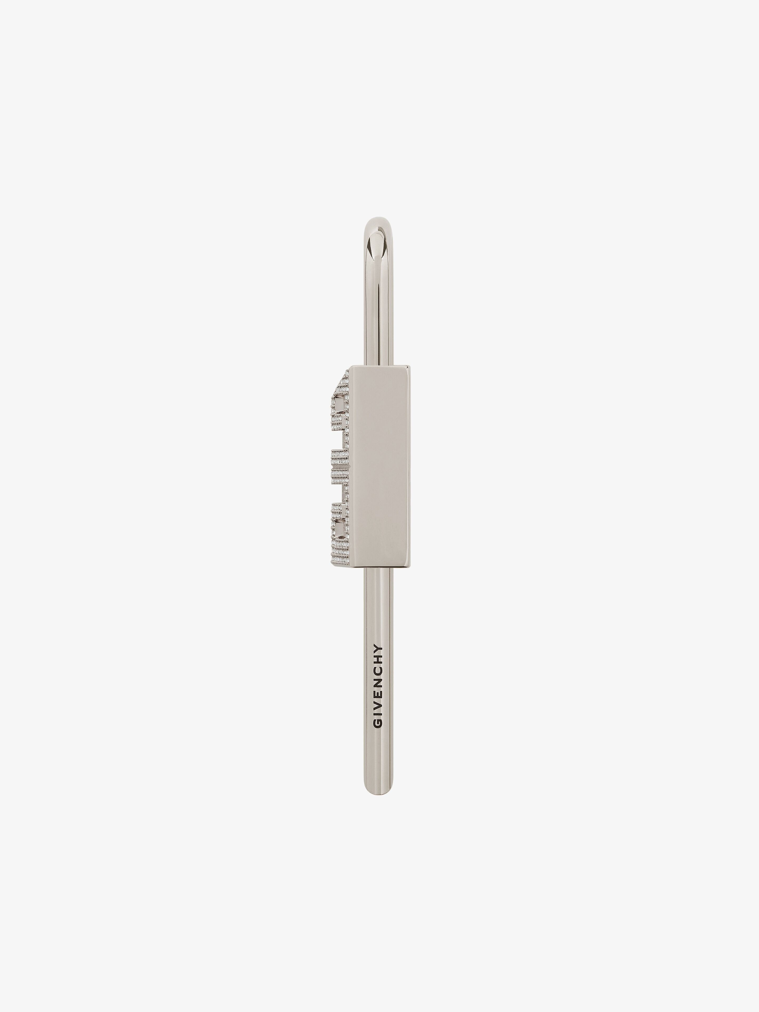 SMALL 4G PADLOCK IN METAL WITH CRYSTALS - 3