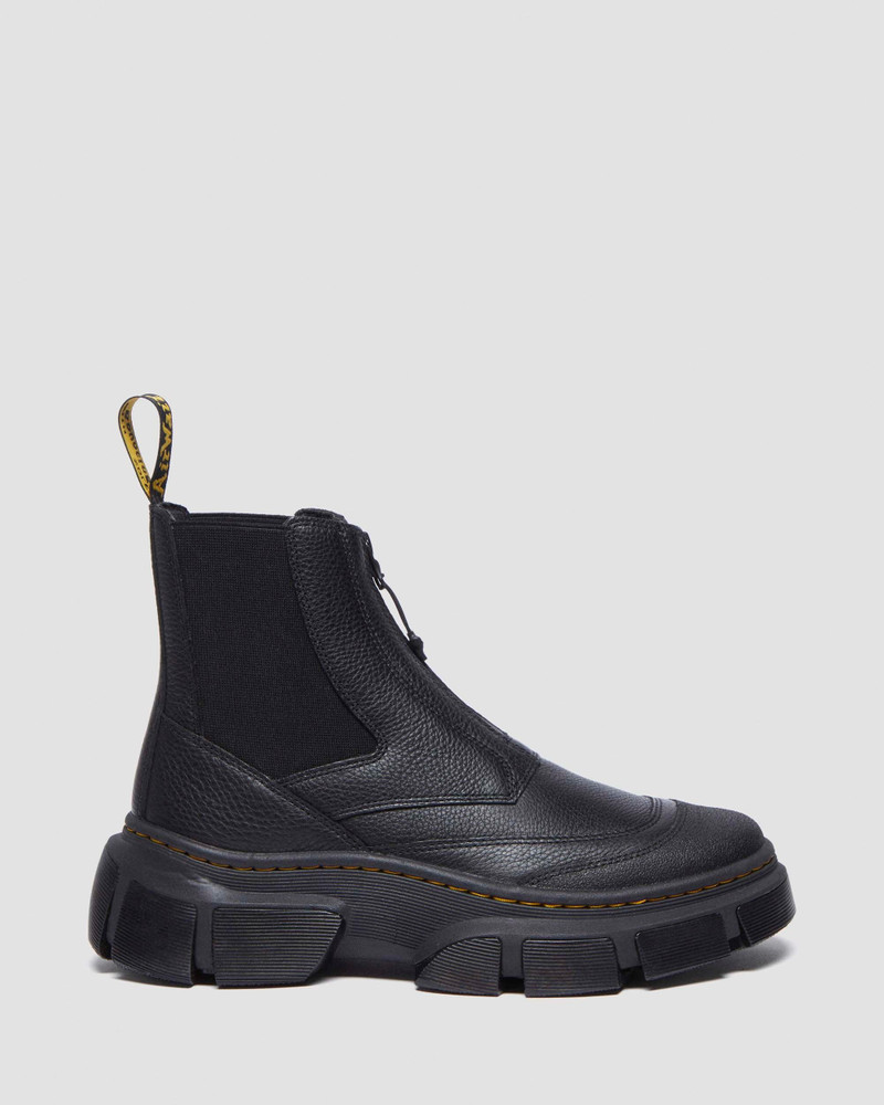 DMXL Zip Leather Chelsea Boots - 1