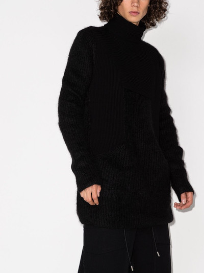 Rick Owens turtle roll neck jumper outlook