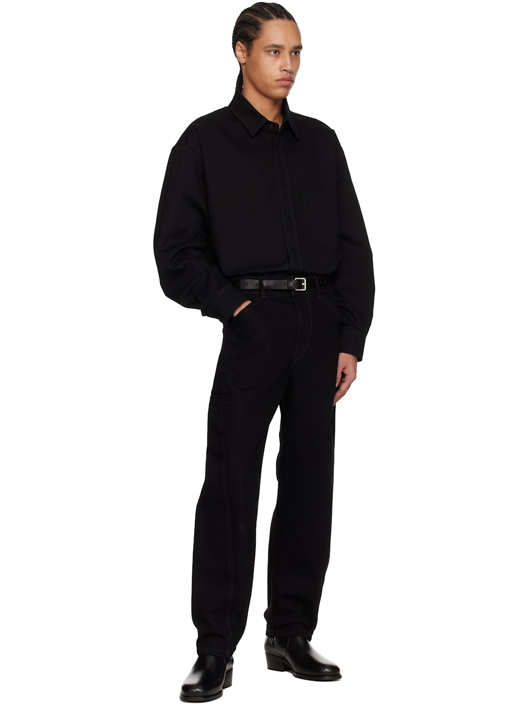 Black Big Shirt - 5