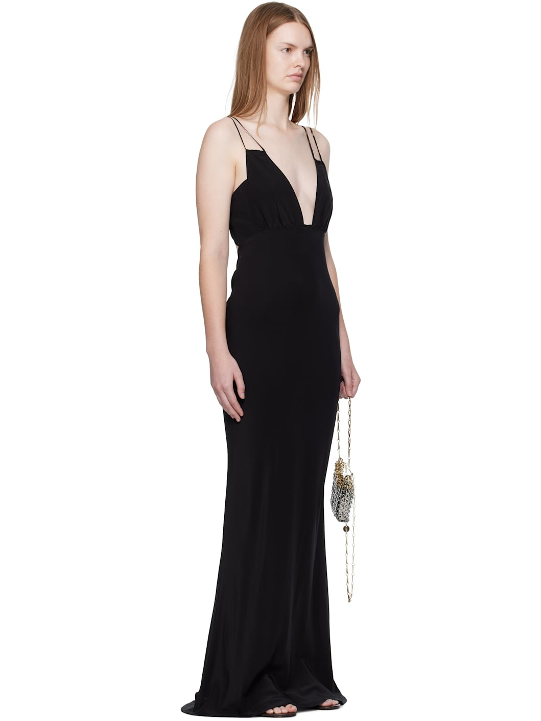 Black Elemental Bernie Slip Dress - 2