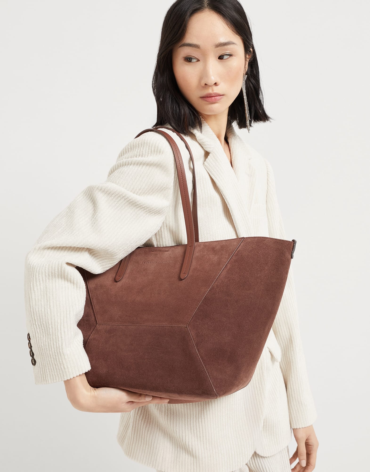 BC Duo bag in suede with monili - 4