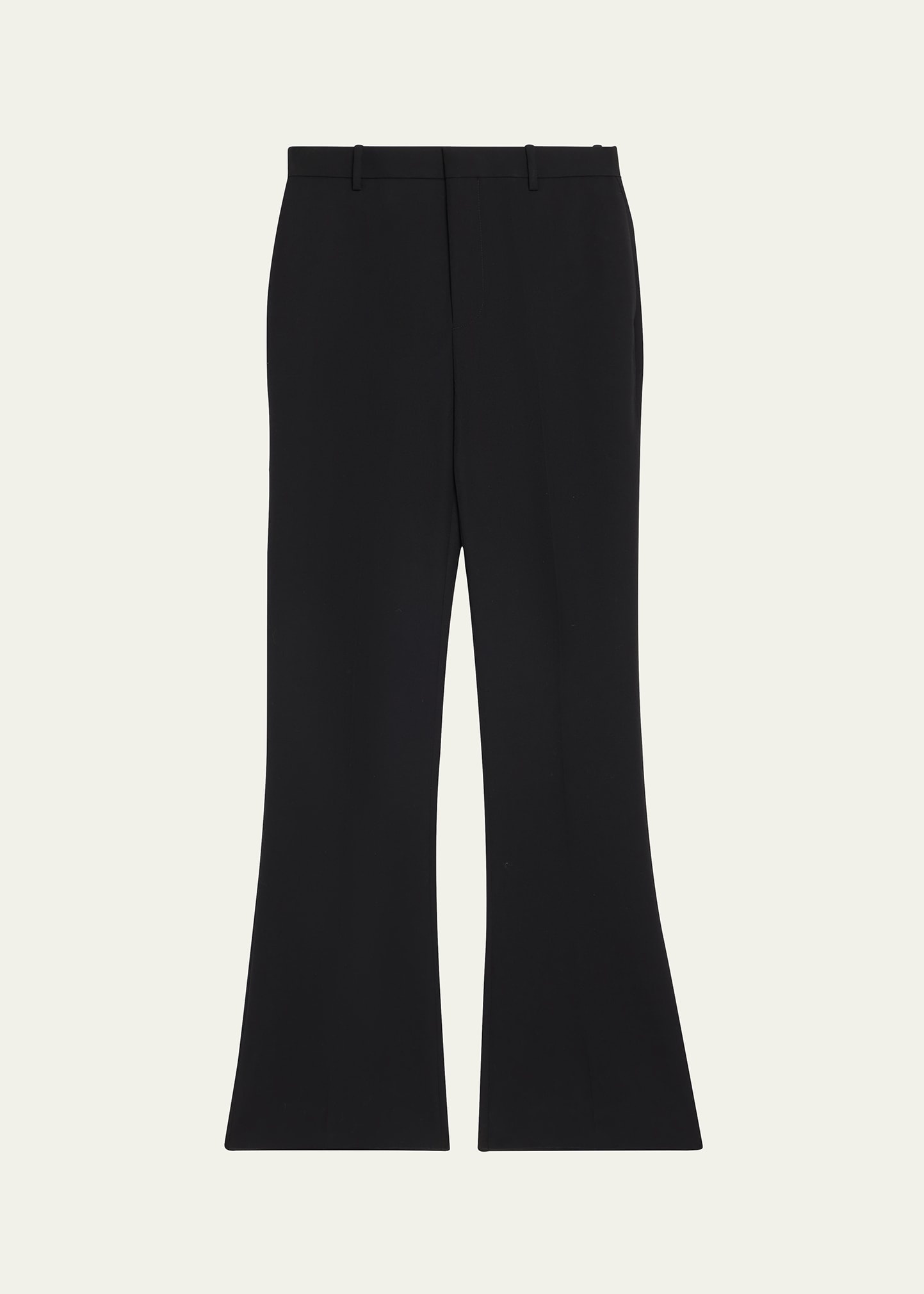 Bottega Veneta Wool Twill Flare Trousers | bergdorfgoodman