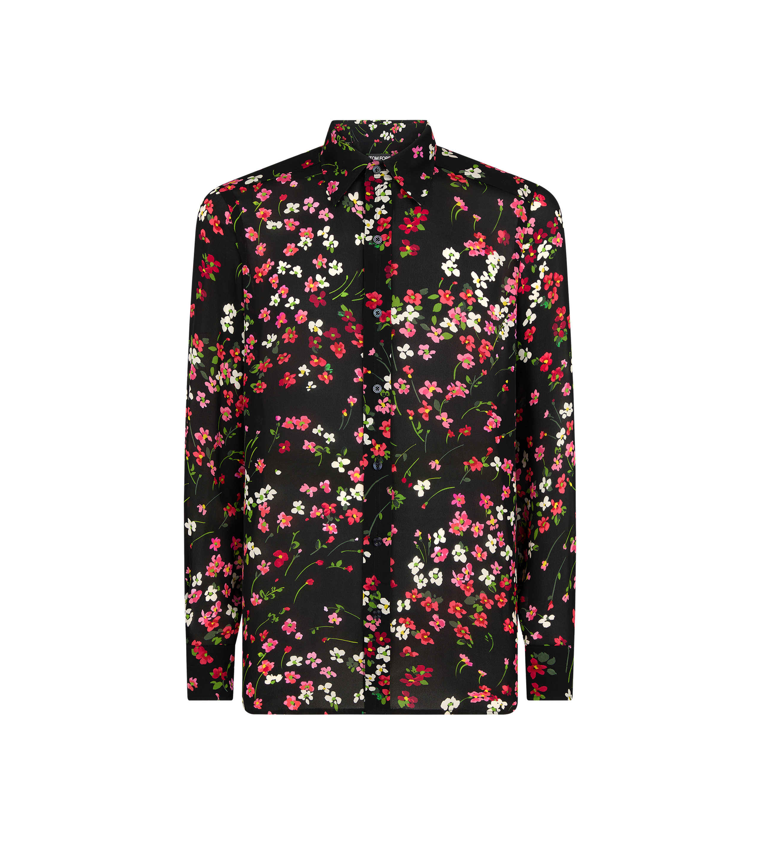 PRINTED DAISY SLIM FIT SHIRT - 1
