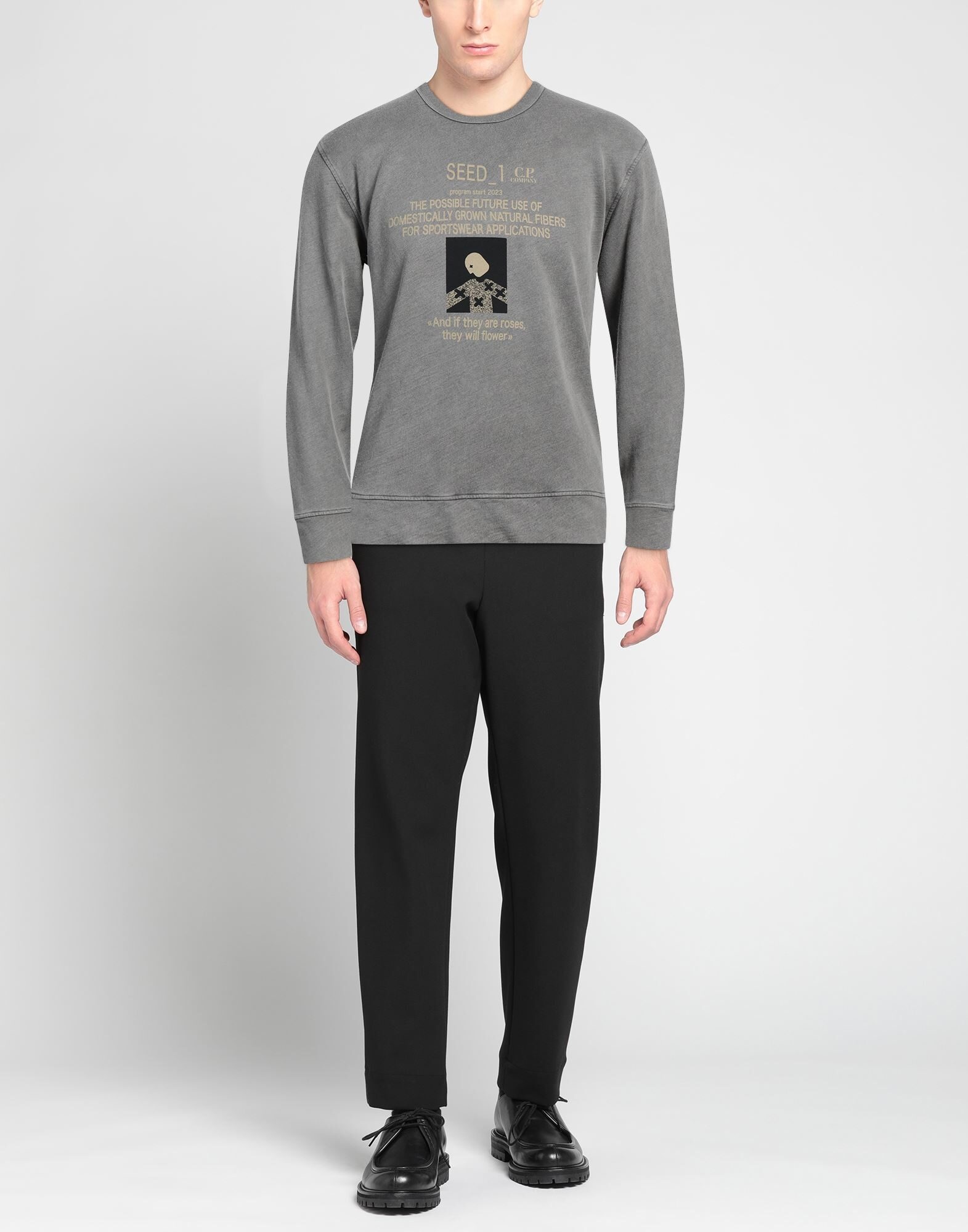 Grey Men's Sweatshirt - 2