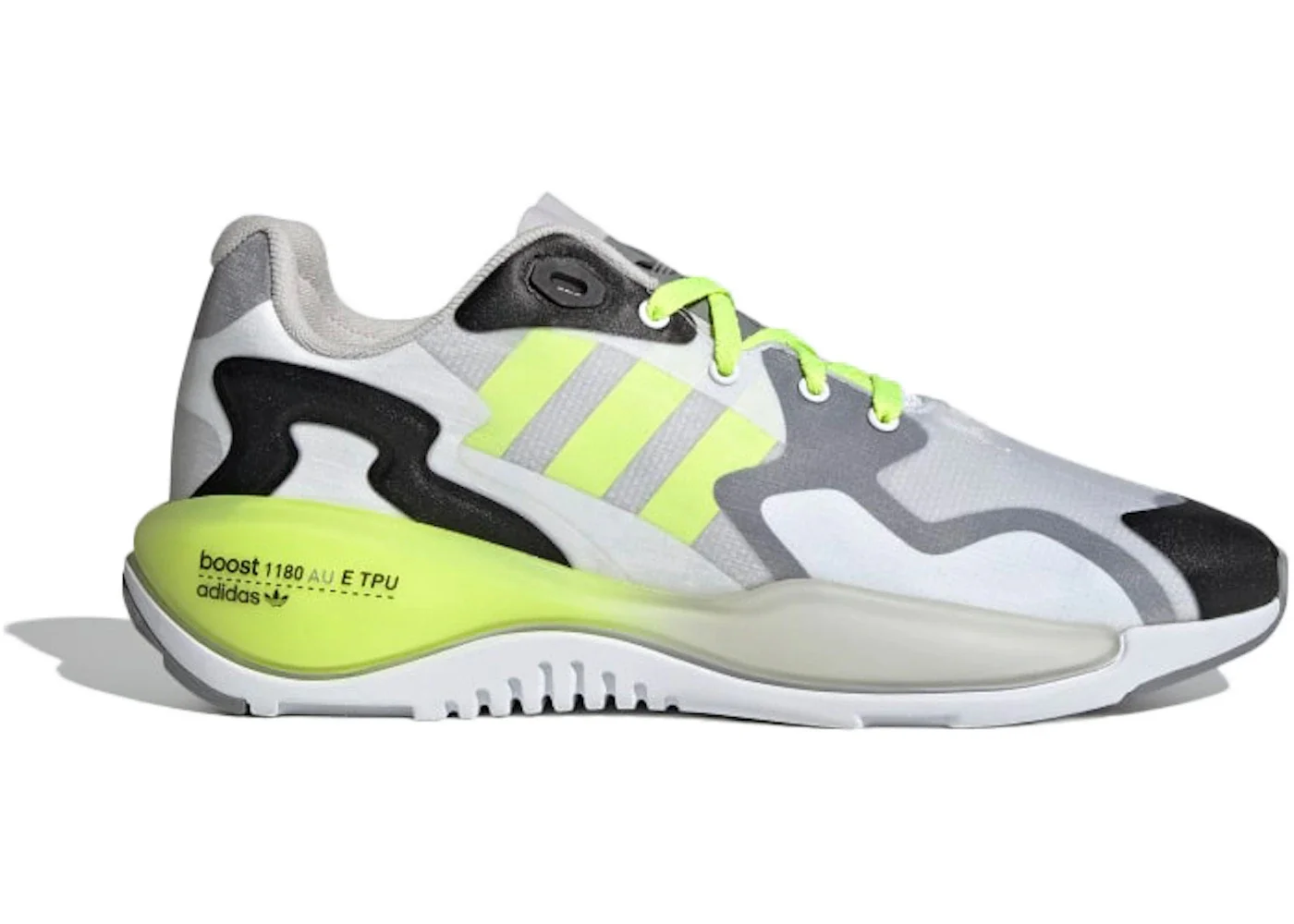 sun^⁠_⁠^ adidas adidas ZX Alkyne White Solar Yellow - FX6227 | REVERSIBLE