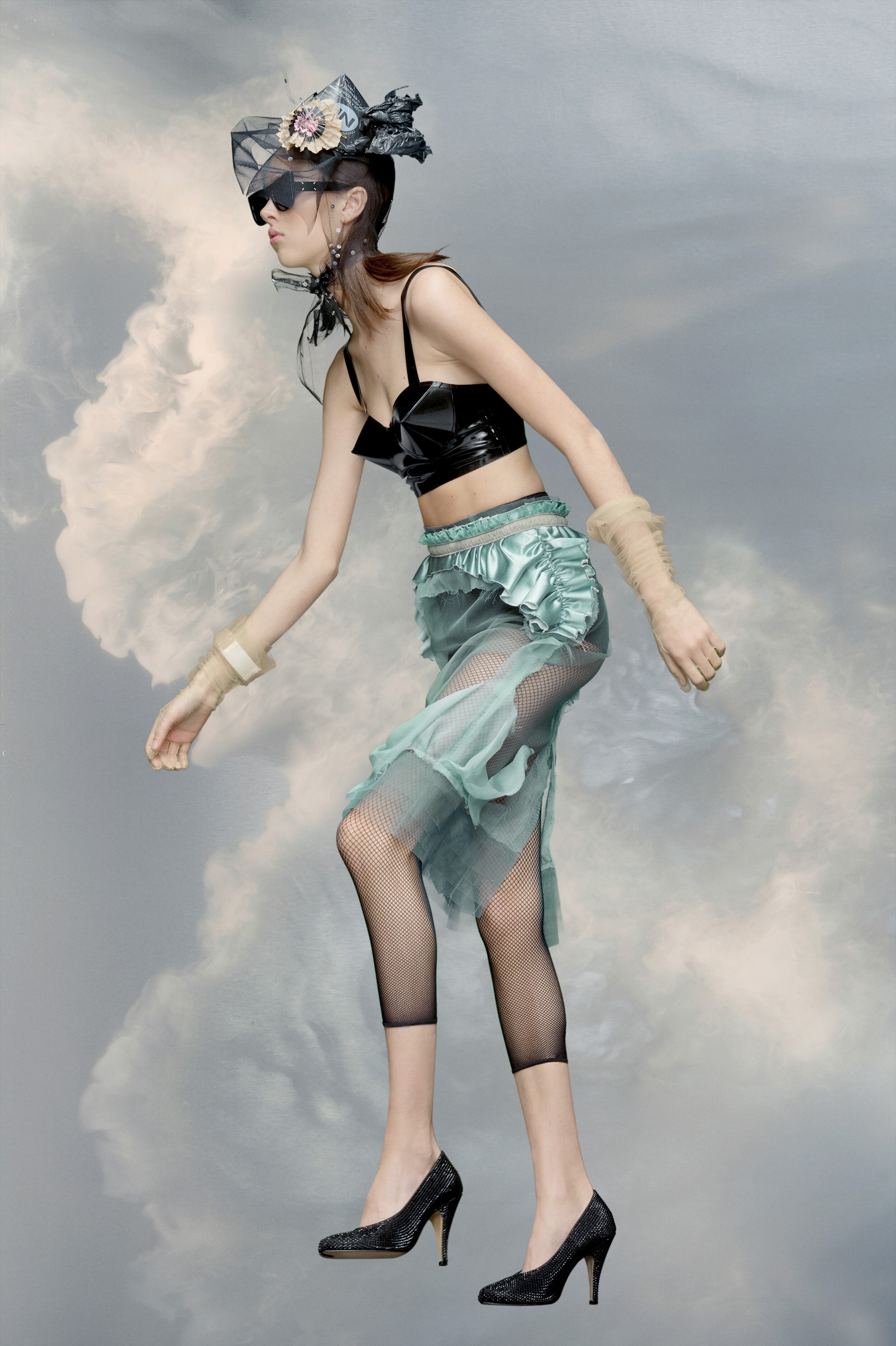 Décortiqué midi skirt - 3