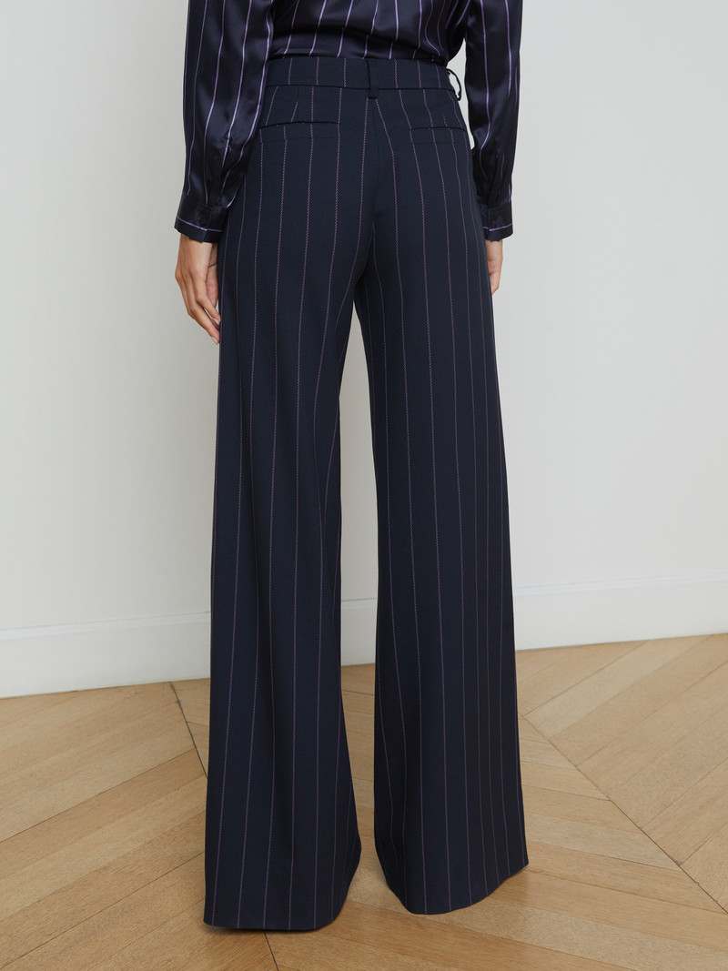 L'AGENCE Allanah Pinstriped Trouser outlook